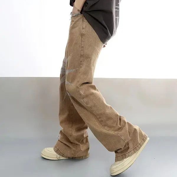VIBE SOL Embroidery Flare Panel Jeans Size US 28 / EU 44 - 7 Thumbnail