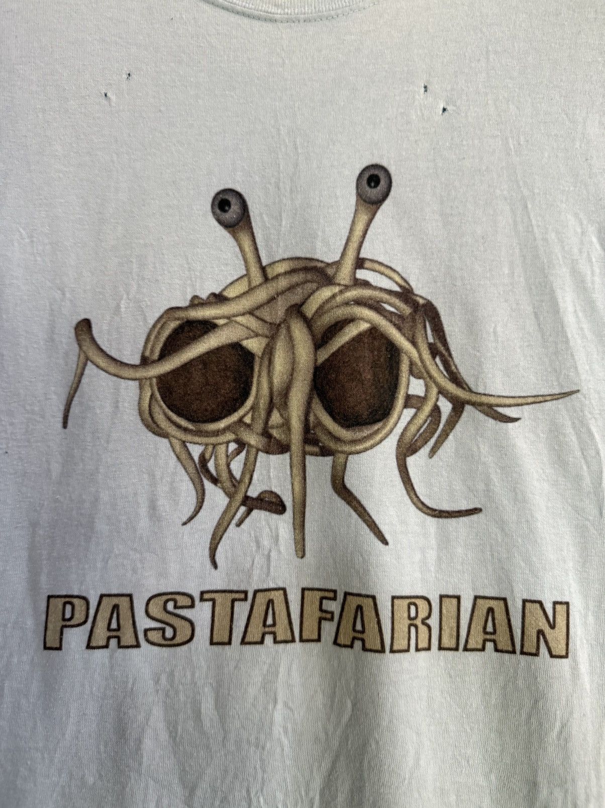 Band Tees × Vintage Vintage Pastafarian Promo Faded Tee Size US XL / EU 56 / 4 - 3 Thumbnail