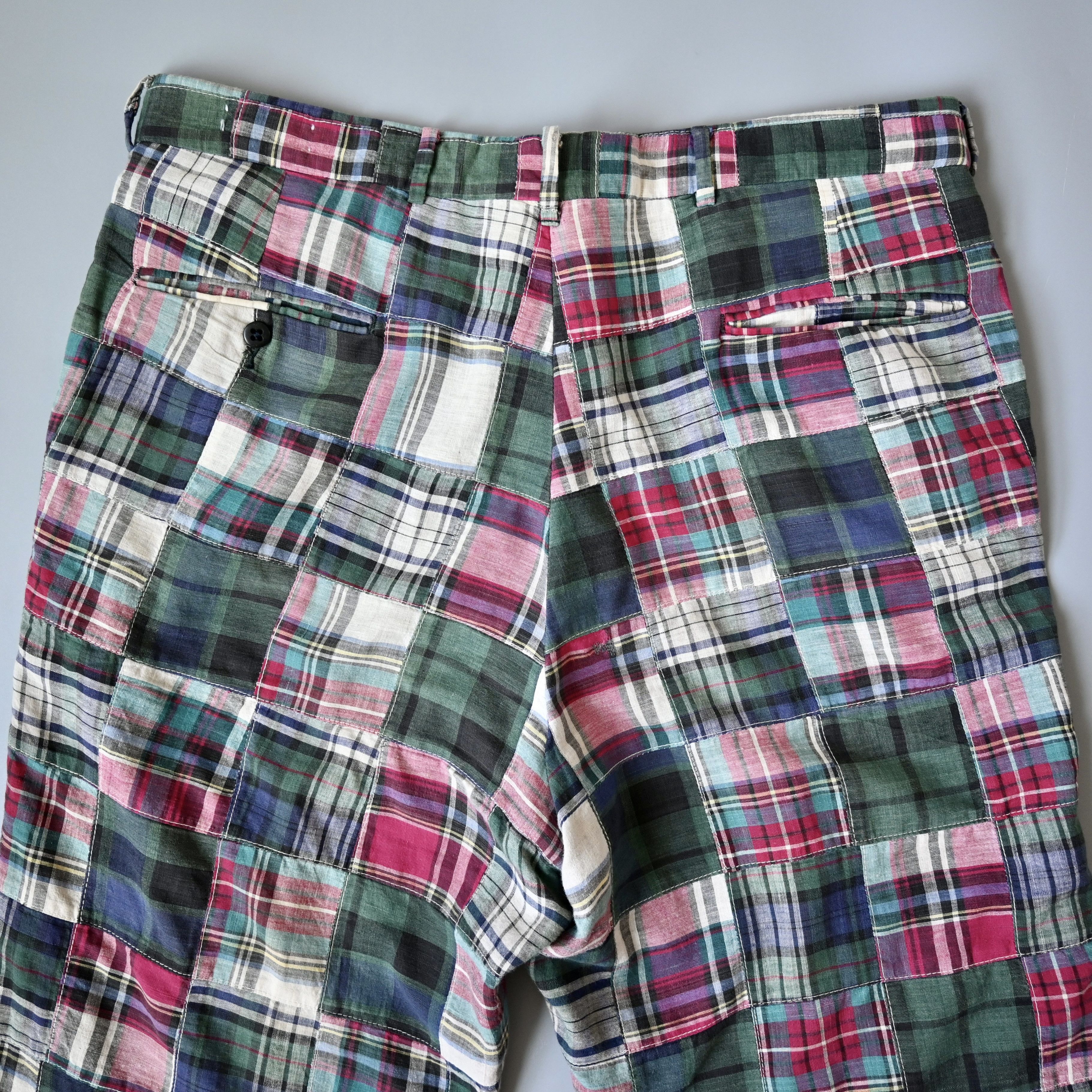 Brooks Brothers 1990s Brooks Brothers authentic madras patchwork trousers Size US 35 - 9 Thumbnail