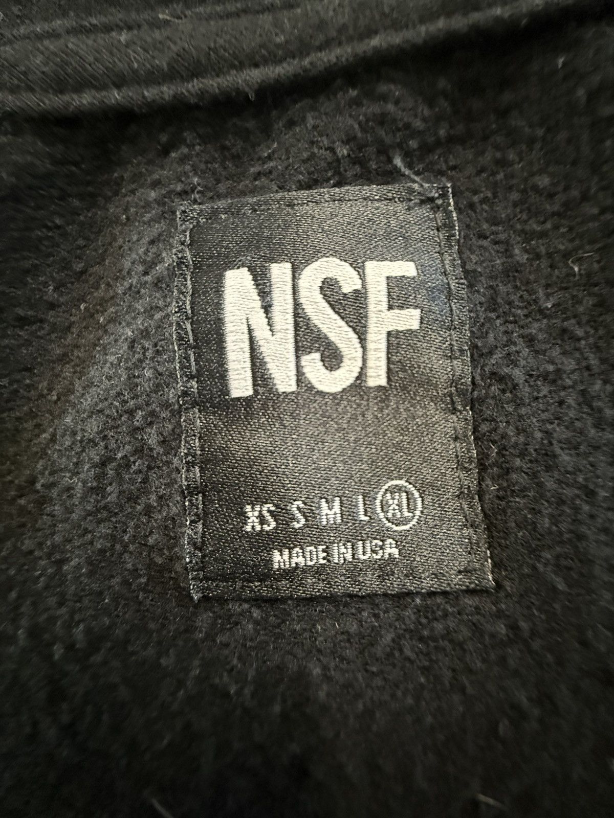 NSF NSF Long Sleeve Crewneck Sweatshirt — Black / XL / USA made Size US XL / EU 56 / 4 - 11 Thumbnail