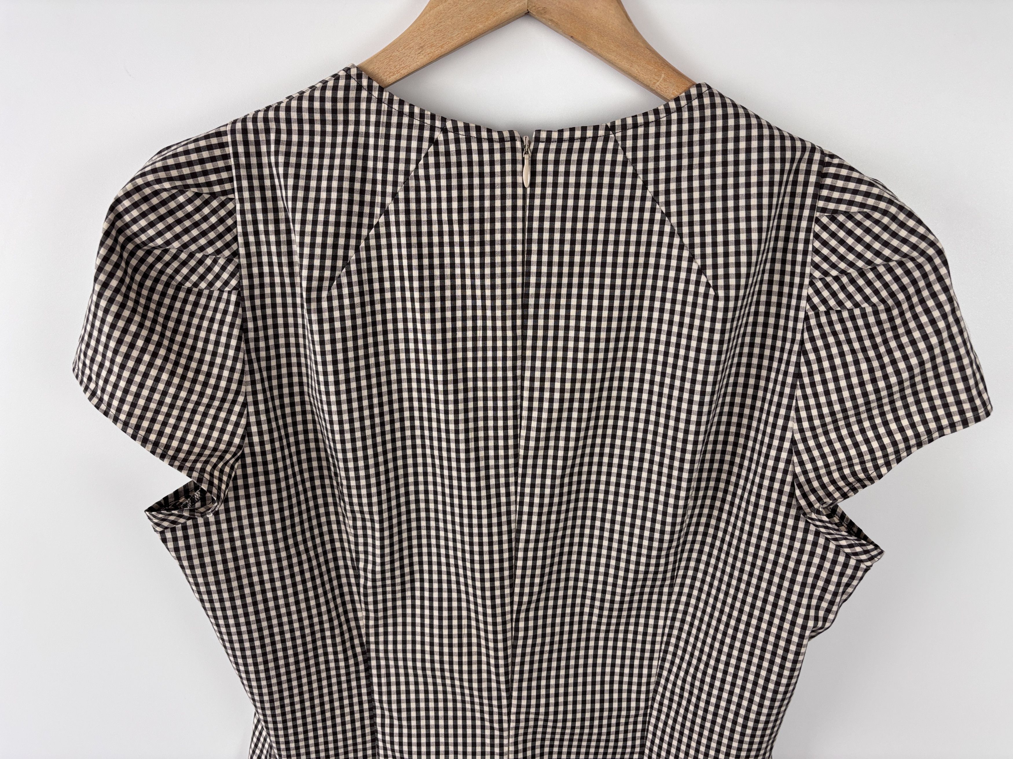 Moschino × Vintage Vintage Moschino Cheap & Chic Cheked Dress Size US 12 Size XL / US 12-14 / IT 48-50 - 6 Thumbnail