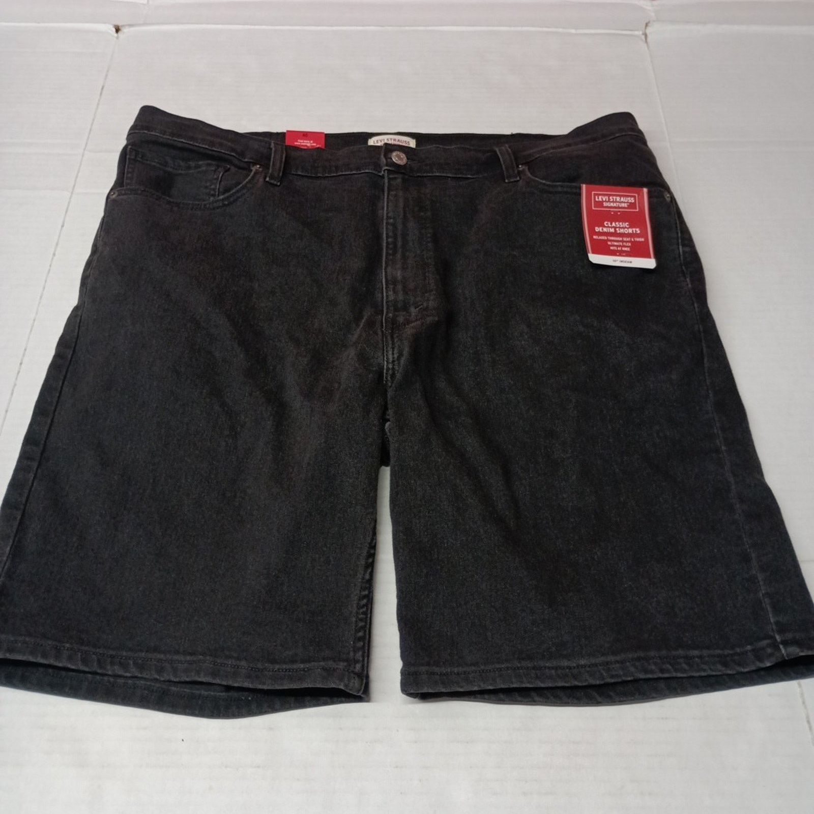 Levi's Levi Strauss Signature Denim Shorts Men's 40 Black Flex Size US 40 / EU 56 - 1 Thumbnail