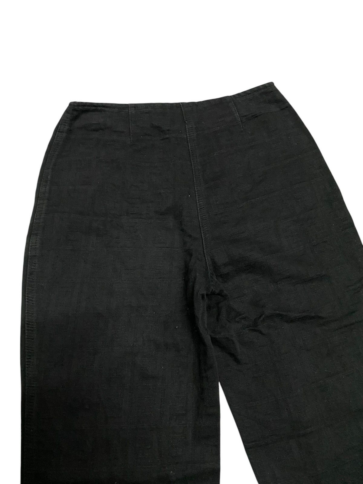 Fendi Fendi Monogram Fullprint Black Denim jeans Size 26" / US 2 / IT 38 - 4 Thumbnail