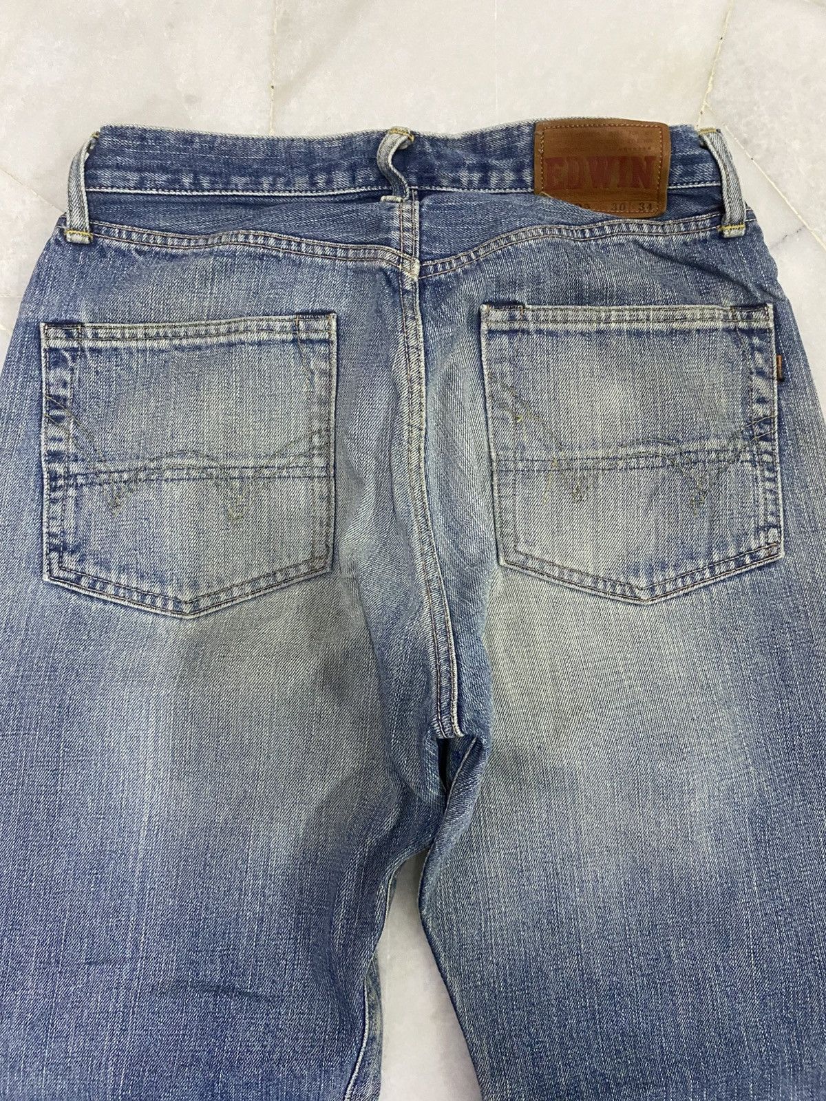 Edwin Size 29x32 Vintage Edwin 505 Selvedge Denim Jeans Size US 29 - 14 Thumbnail