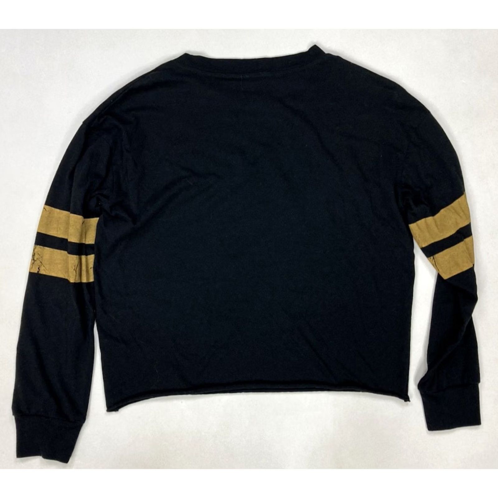 H&M H&M The Rolling Stones Crop Graphic T-shirt Women Medium Black Long Sleeve Music Size M / US 6-8 / IT 42-44 - 3 Thumbnail