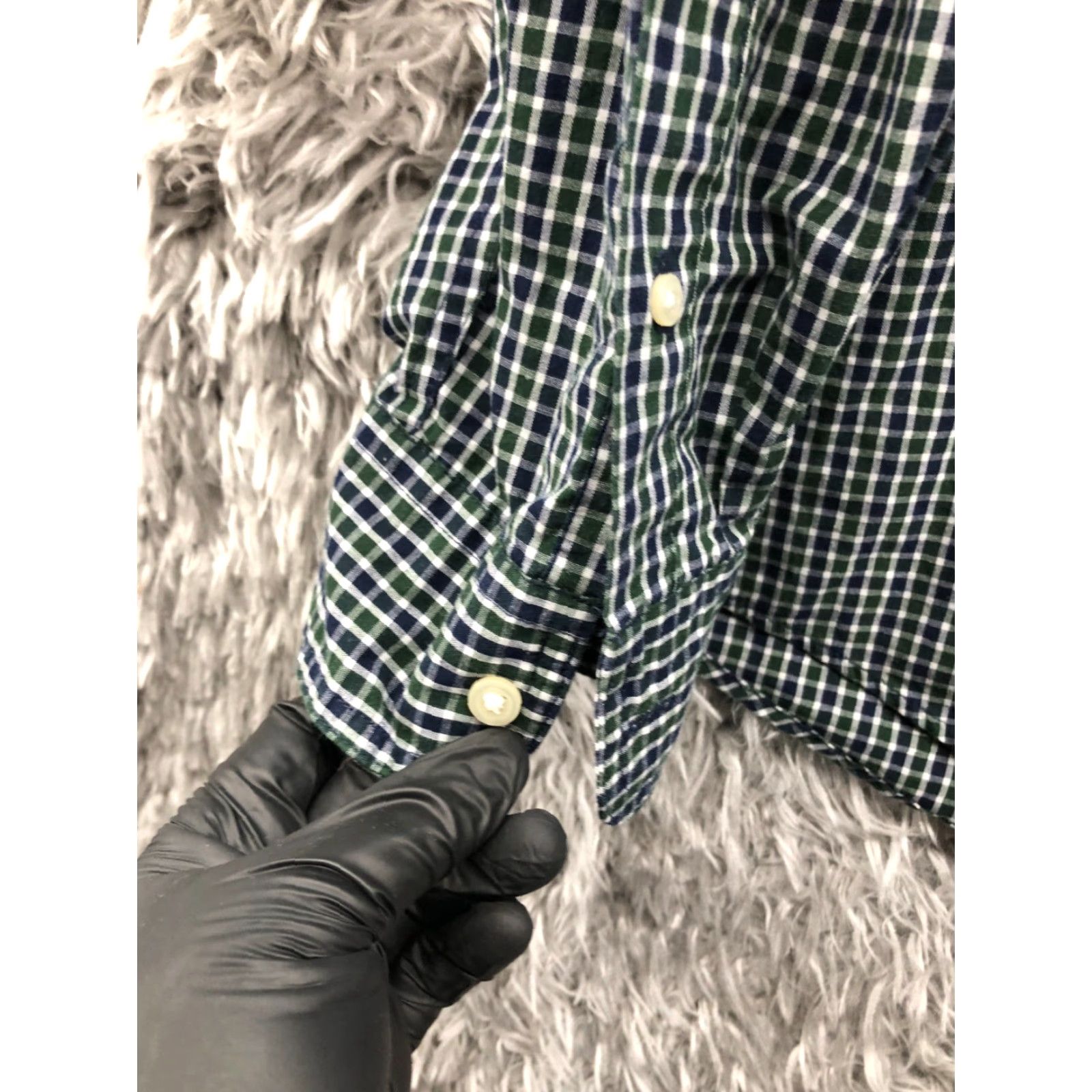 Chaps Chaps Easy Care Shirt Mens Size L Green Check Long Sleeve Button Down Collar Size US L / EU 52-54 / 3 - 4 Thumbnail