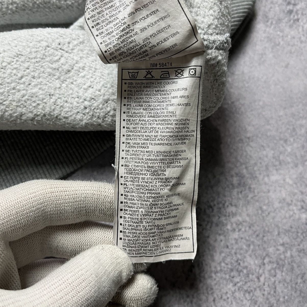Nike Vintage Nike Gray Hoodie Pocket Swoosh Streetwear Y2K Size US M / EU 48-50 / 2 - 9 Thumbnail