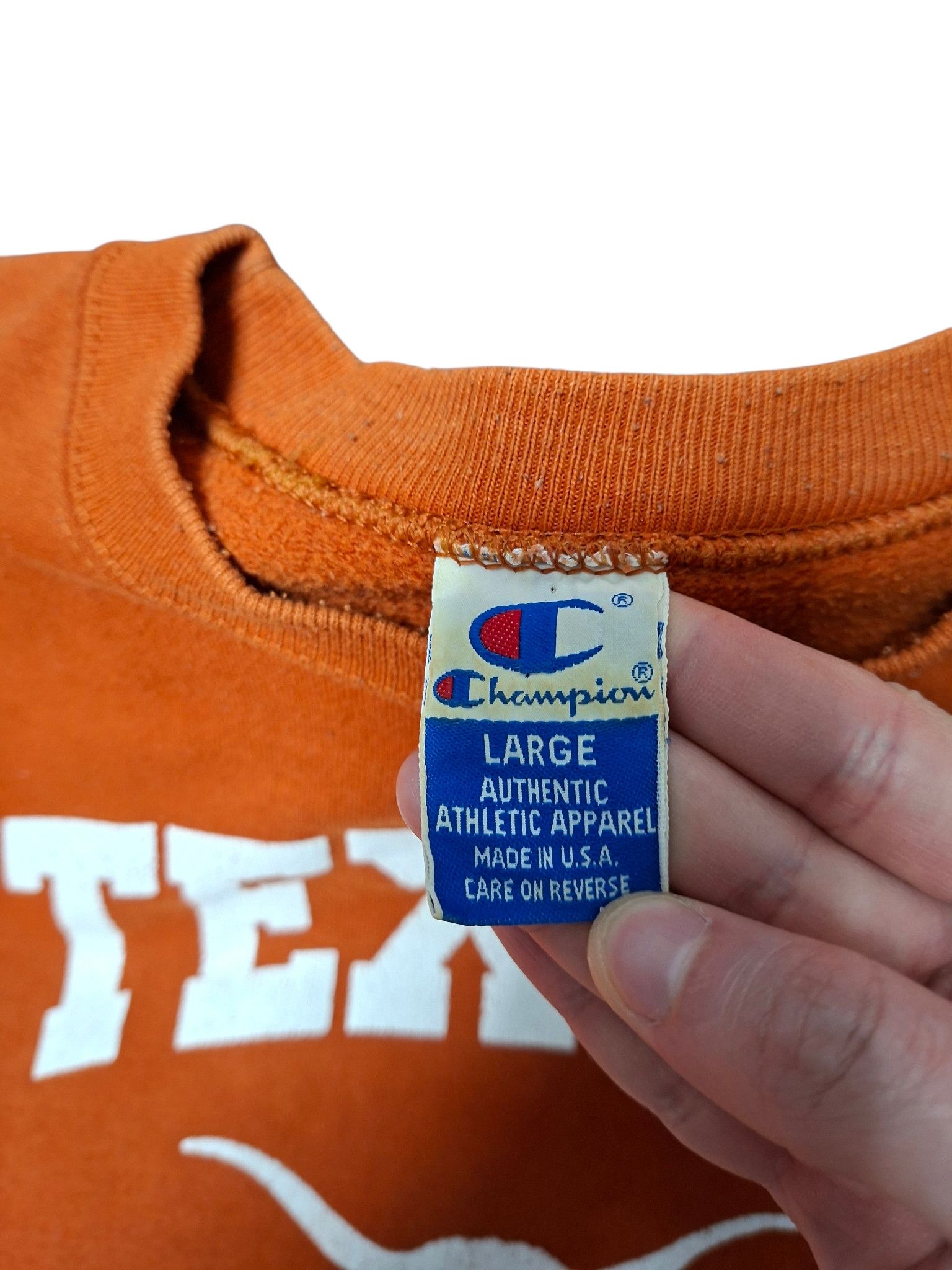 Champion TEXAS LONGHORNS CHAMPION VINTAGE MADE IN USA SWEATSHIRT Size US L / EU 52-54 / 3 - 5 Thumbnail