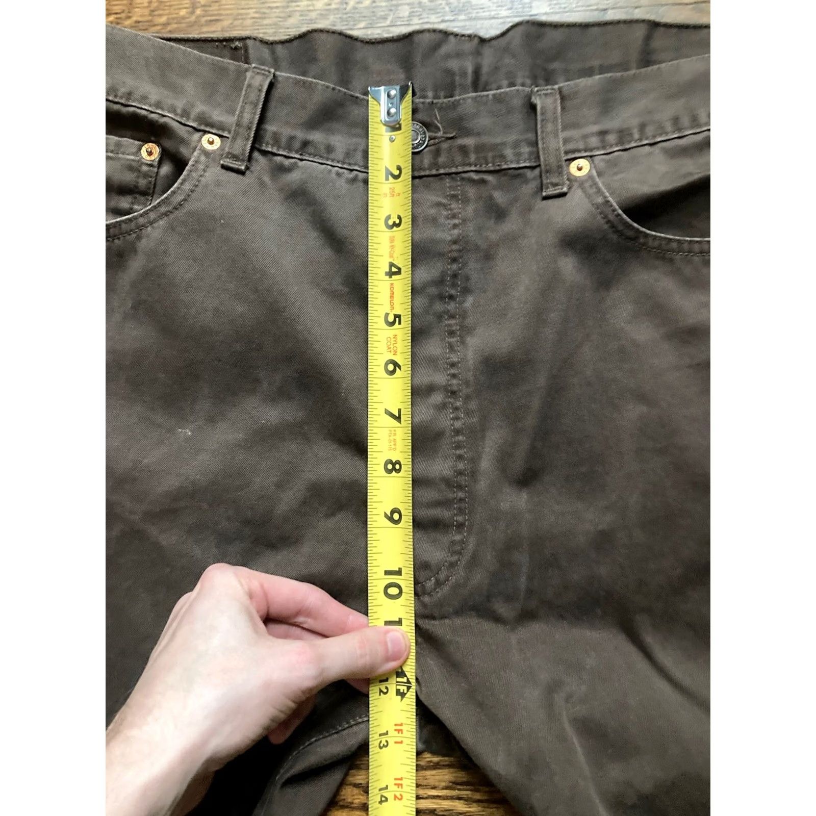 Levi's VINTAGE Levi's 551 Pants Mens Sz 38 36x36 Regular Brown 90s Chino Spain Size US 38 / EU 54 - 5 Thumbnail