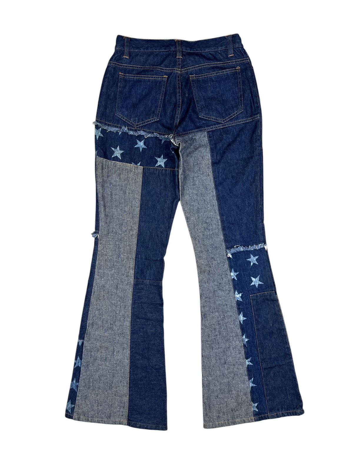 Hysteric Glamour × Japanese Brand F.M.N 🇯🇵 Rebuilt Flare Jeans Size 27" / US 4 / IT 40 - 2 Thumbnail