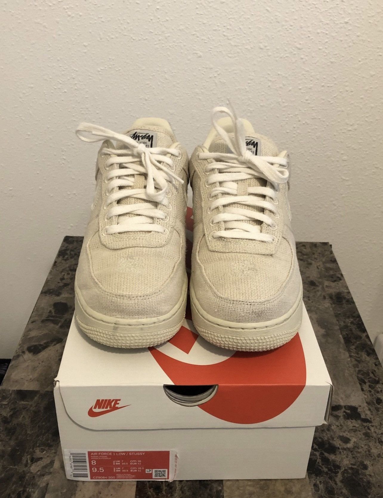 Nike × Stussy Nike X Stussy Air Force One Low Top Size US 8 / EU 41 - 4 Thumbnail