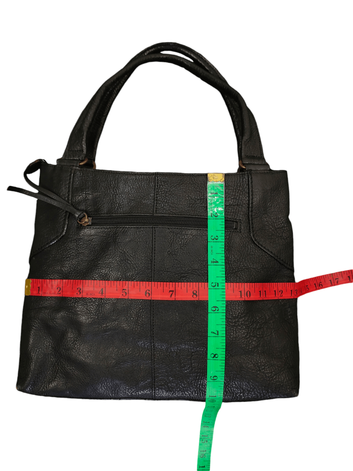 Comme des Garcons Vintage Rouge Japan Black Patina Leather Tote Bag Size ONE SIZE - 12 Thumbnail