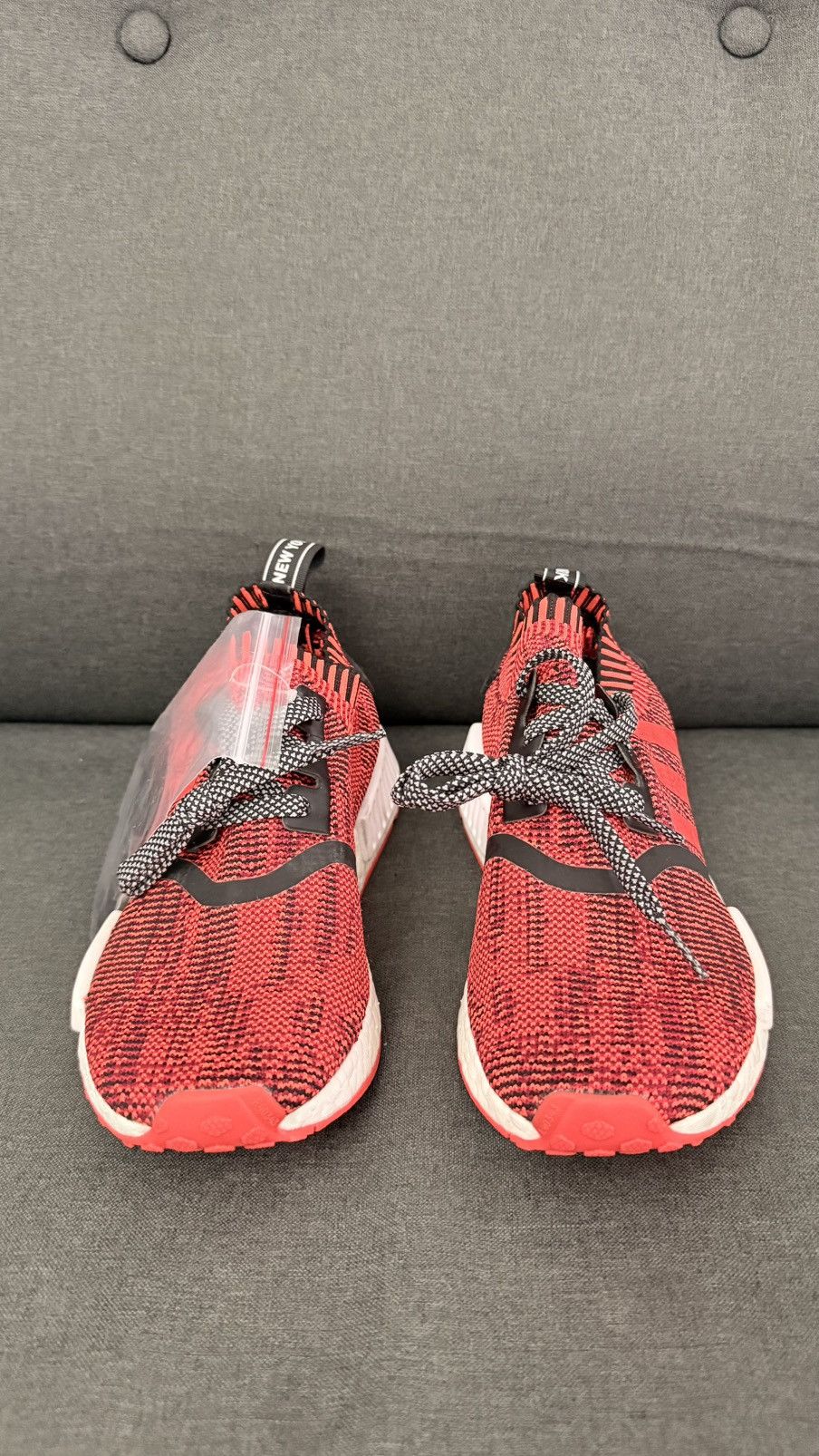 Adidas Adidas NMD R1 NYC Red Apple Size US 5 / EU 37 - 3 Thumbnail