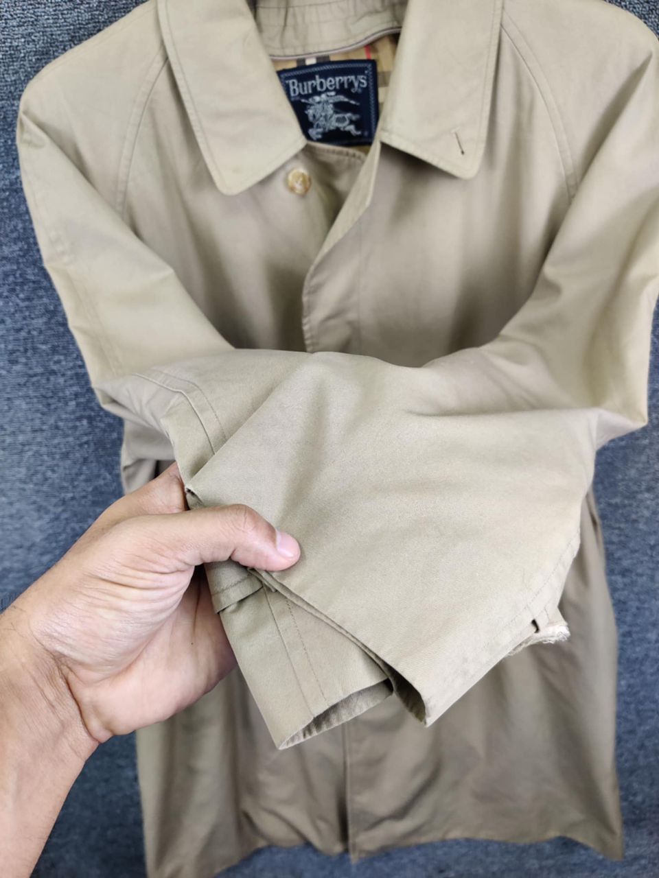 Burberry Vintage Burberrys Nova Check Trench Coat Size US L / EU 52-54 / 3 - 13 Thumbnail