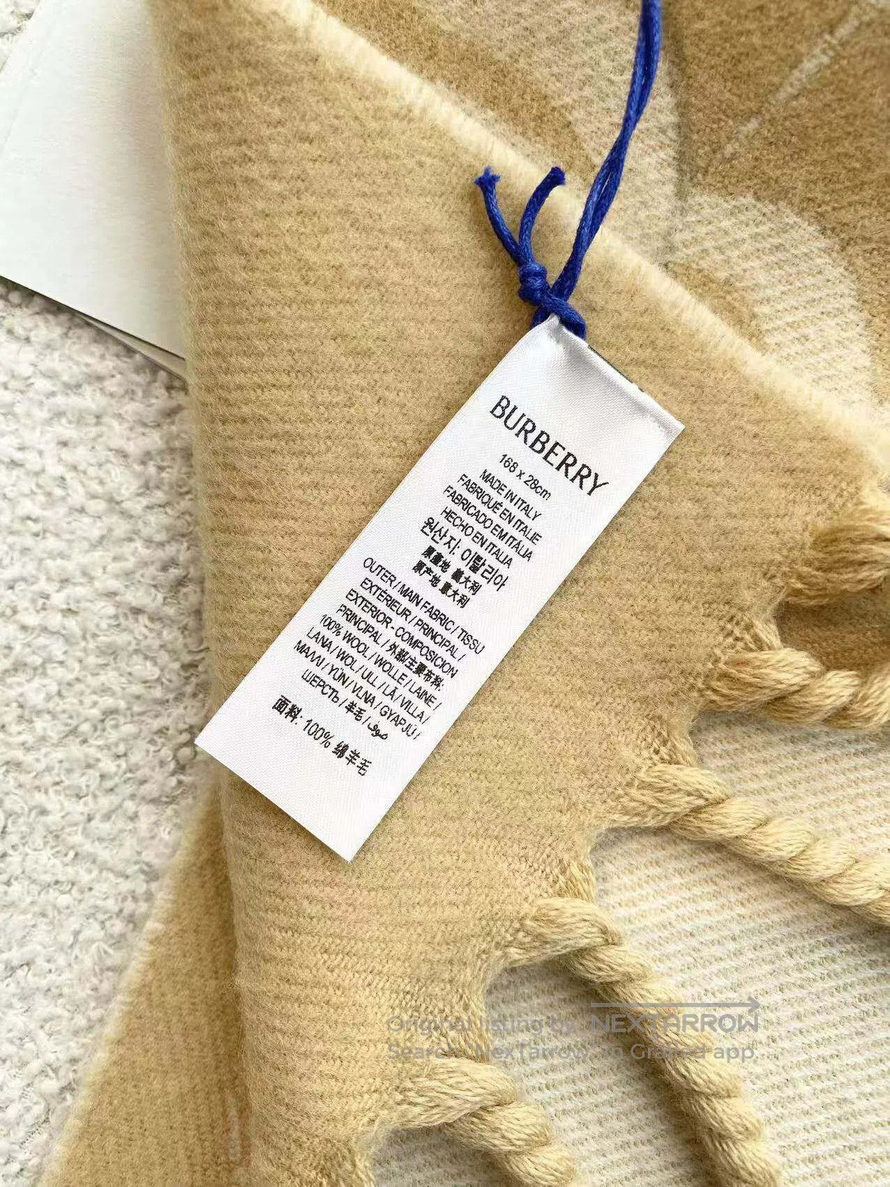 Burberry Burberry War horse logo wool scarf| Size ONE SIZE - 7 Thumbnail