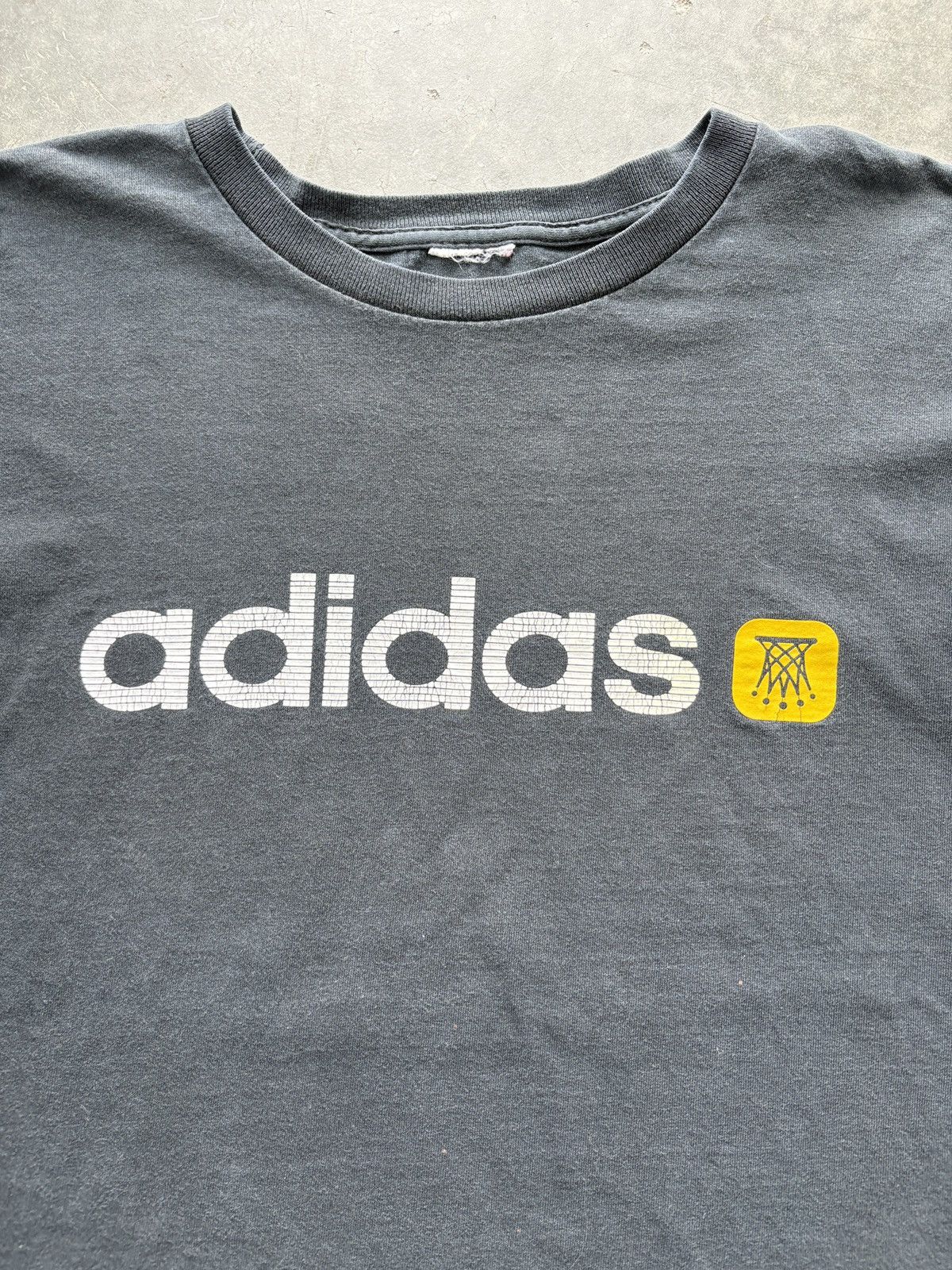 Adidas Vintage Y2K Adidas Basketball Boxy Longsleeve Graphic Tee Size US XL / EU 56 / 4 - 2 Thumbnail