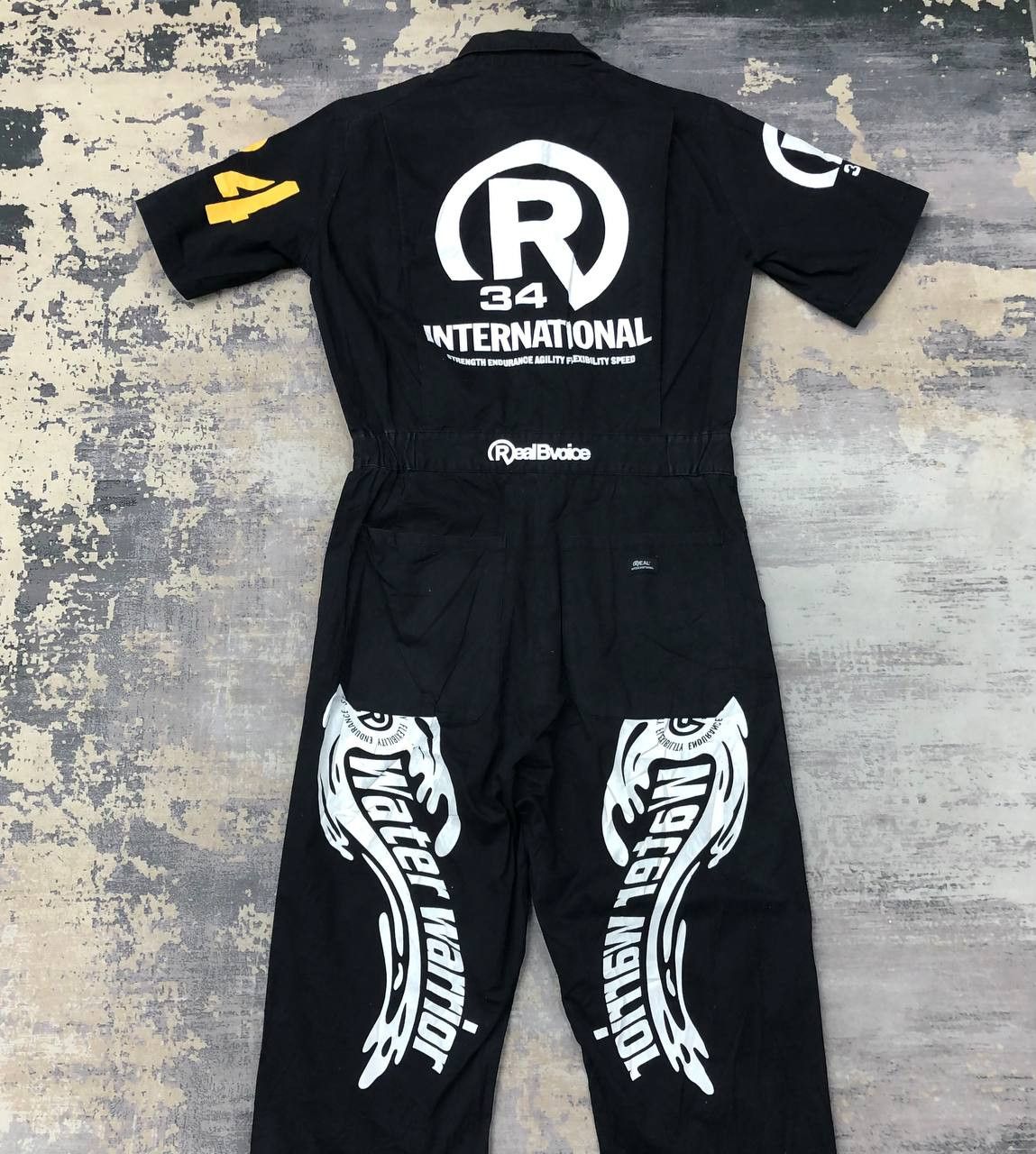 If Six Was Nine P675 REALBVOICE X WATER WARRIOR PAINTED COVERALLS