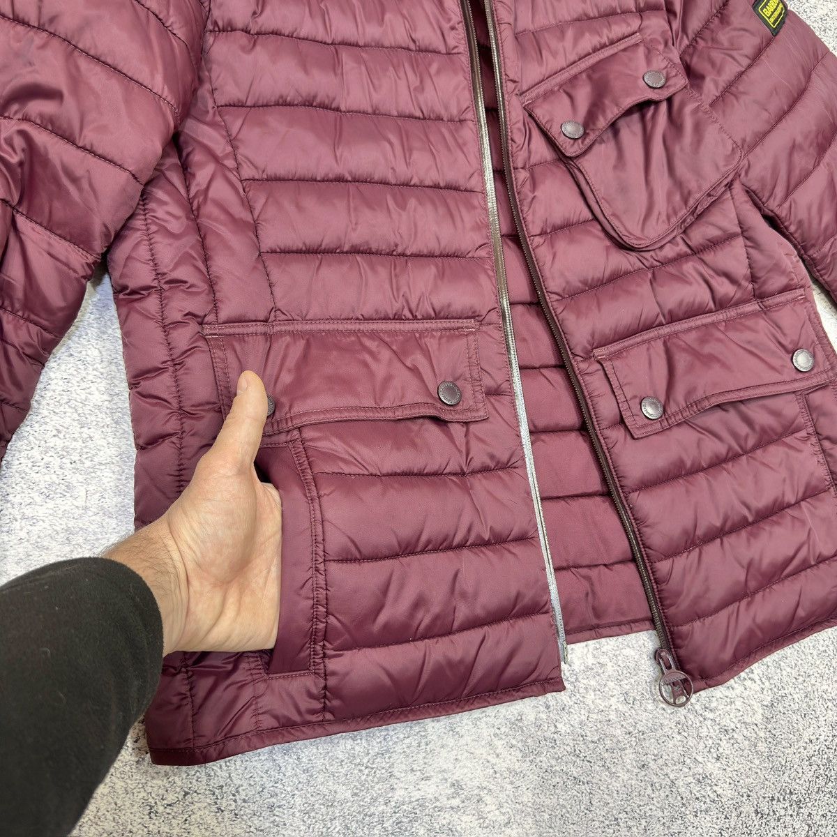 Barbour Barbour International Ouston Hooded Jacket L size Size US L / EU 52-54 / 3 - 10 Thumbnail