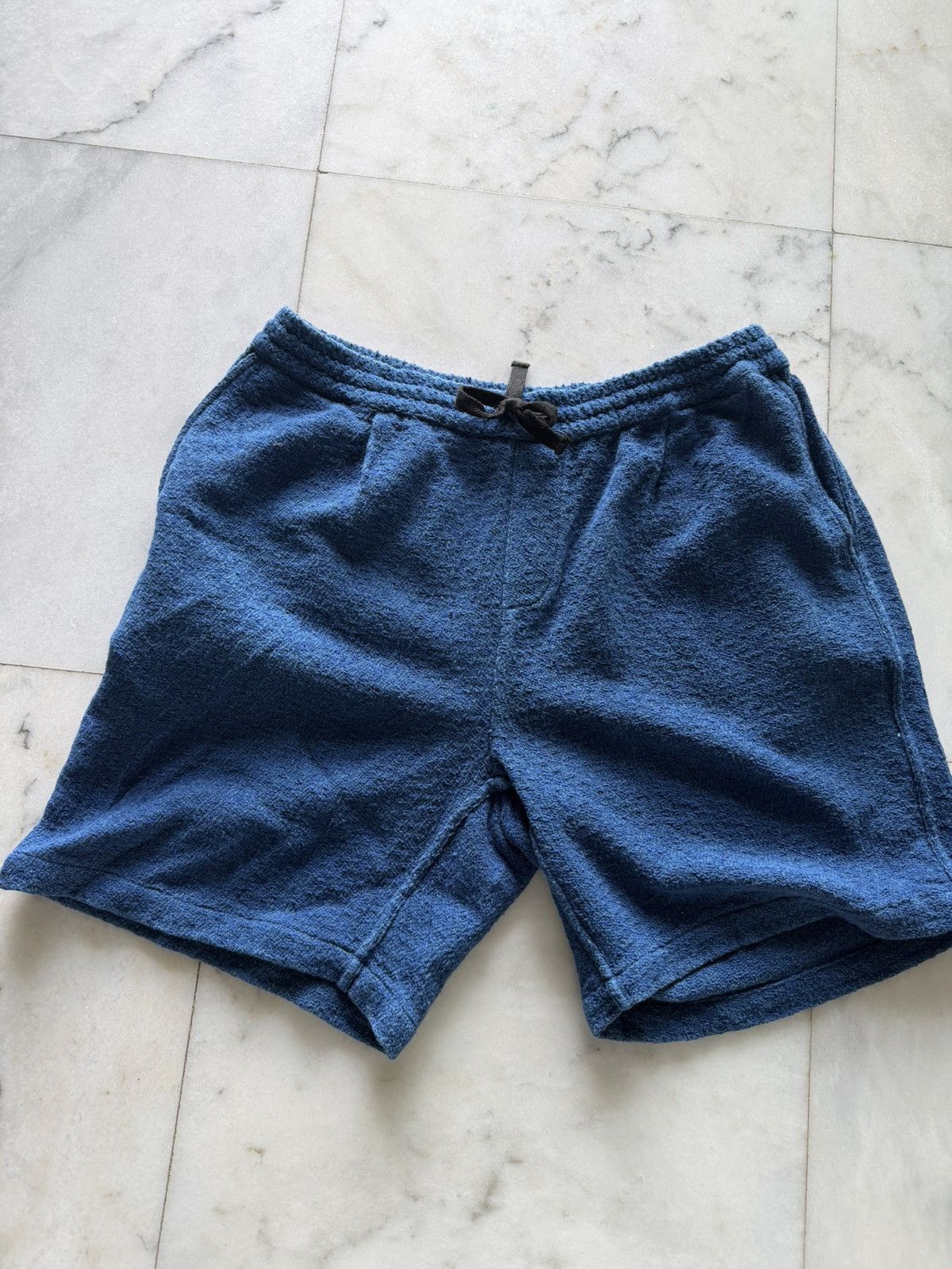 3sixteen 3sixteen - Drawstring Short Blue Overdye Jacquard XXL Rare Size US 36 / EU 52 - 1 Thumbnail
