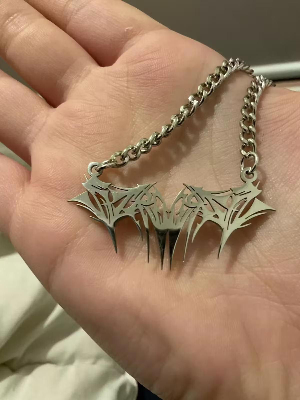 Jewelry y2k Grunge Goth Pendant Necklace Size ONE SIZE - 2 Thumbnail