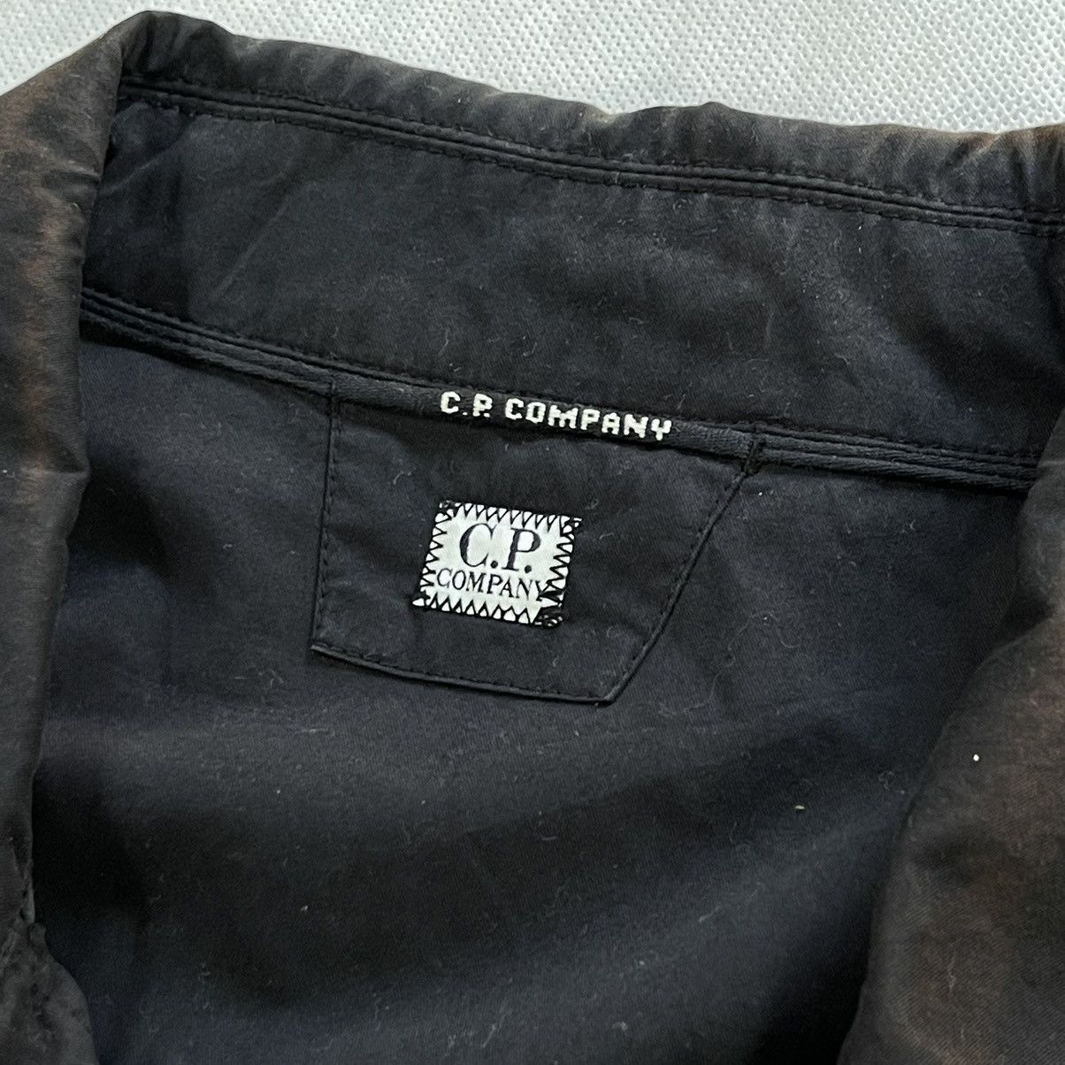 C.P. Company Rare! CP Company Gabardine Zipper Sun Fades Overshirt Lense Size US XL / EU 56 / 4 - 6 Thumbnail