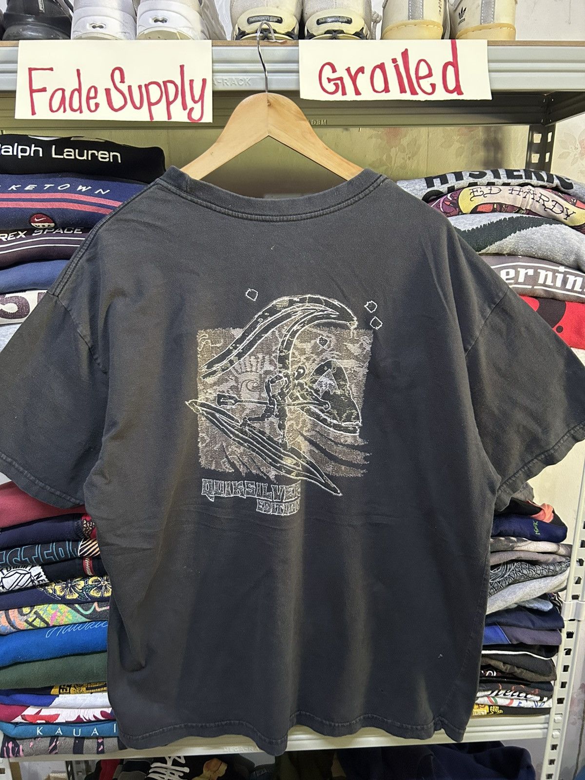 Quiksilver Vintage Quiksilver edition surfing tee Size US XL / EU 56 / 4 - 1 Thumbnail