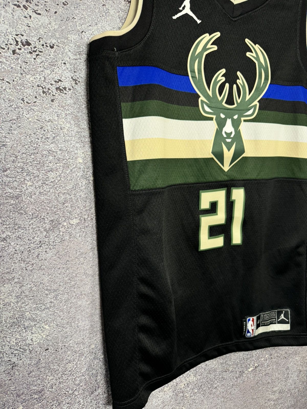 Jordan Brand × NBA HOLIDAY Bucks Giannis Antetokoumpo Swingman NBA Jersey Small Size US S / EU 44-46 / 1 - 7 Thumbnail