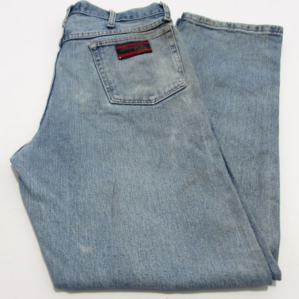 Wrangler Wrangler 20X Mens Regular Fit straight leg Blue W35 / L32 REF (M19410) Size US 35 - 2 Thumbnail