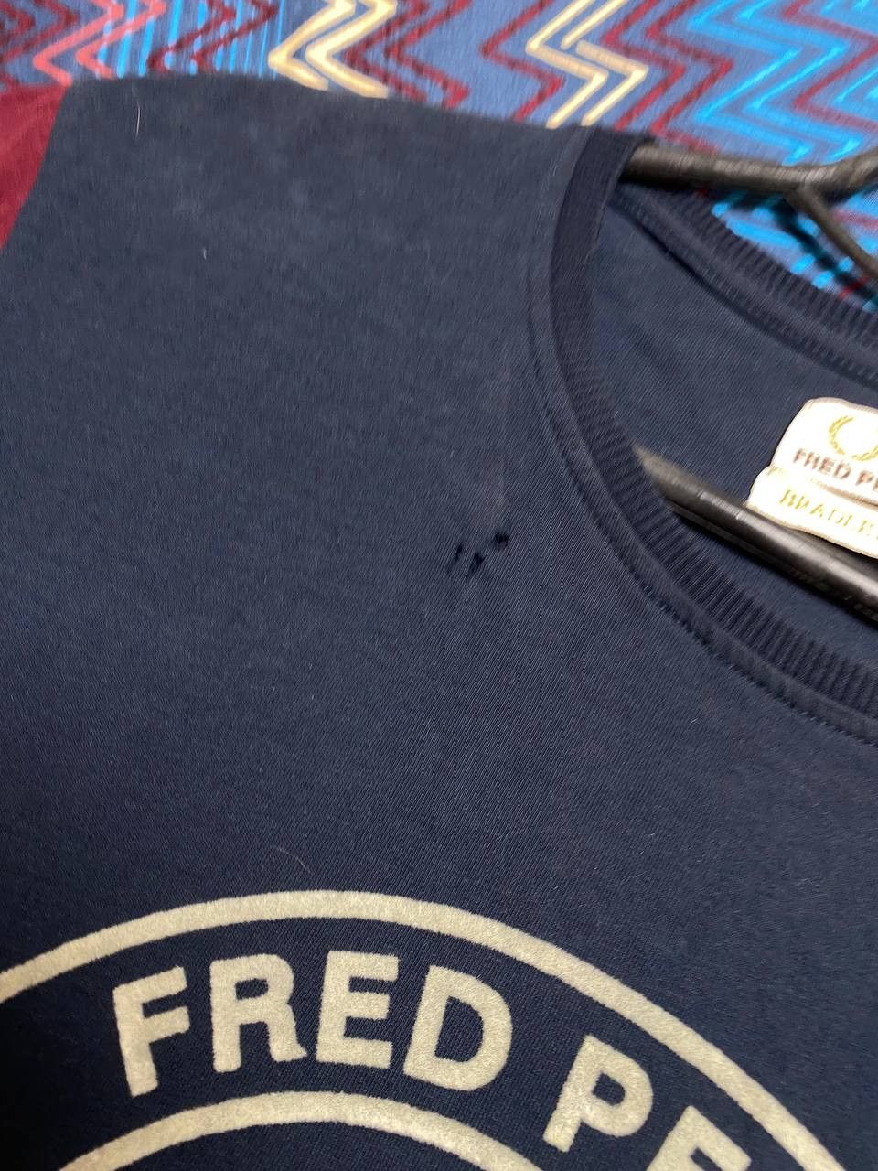 Fred Perry × Vintage Fred Perry Mens Vintage 90s Short Sleeve T-Shirt Crew Size US S / EU 44-46 / 1 - 10 Thumbnail