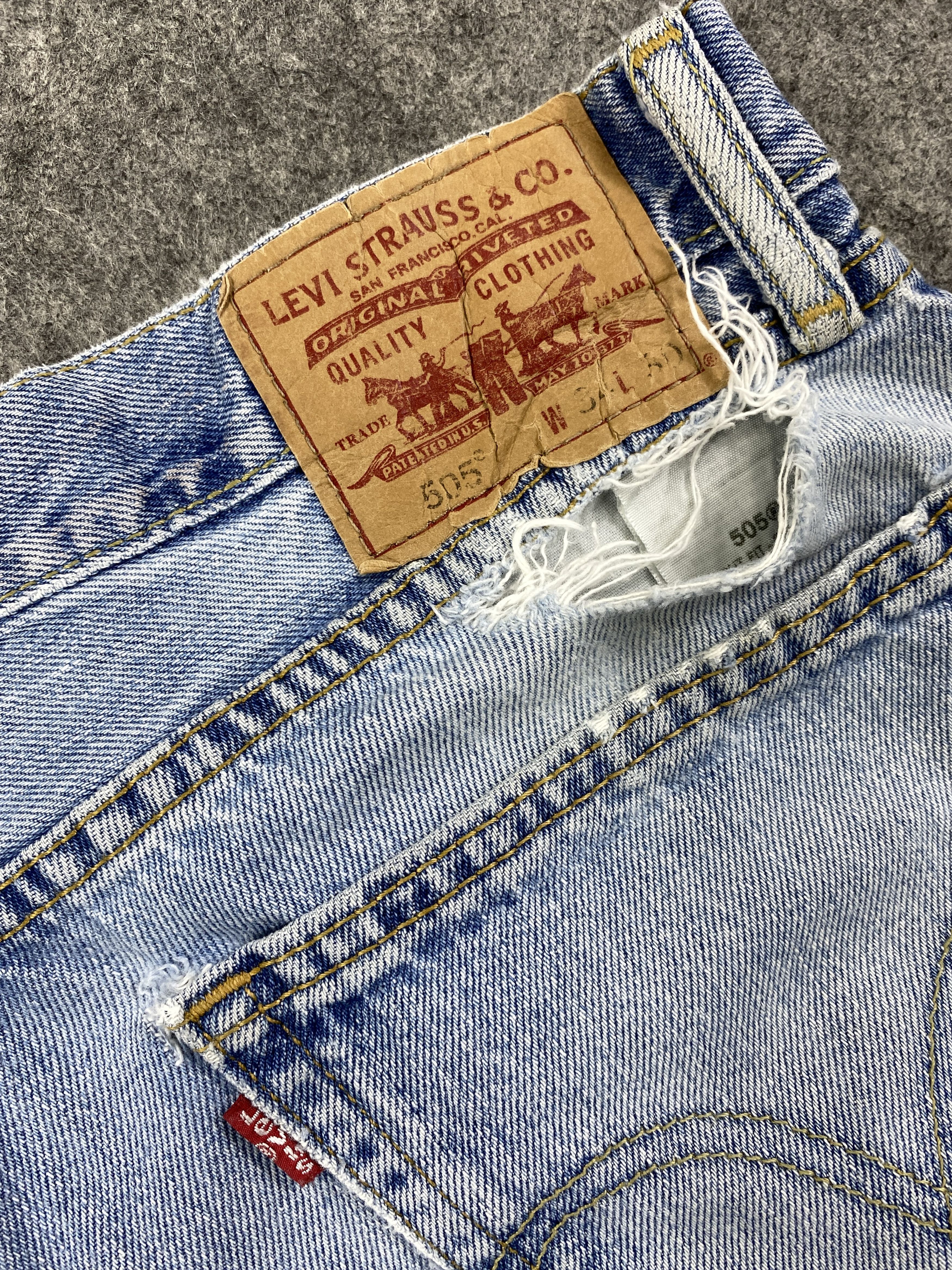 Levi's Mid Blue Vintage Levi's 505 34x26.5 Denim -JN1780 Size US 34 / EU 50 - 9 Thumbnail