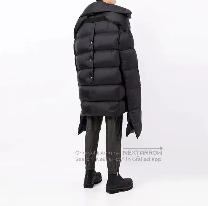 Rick Owens Rick Owens SS22 Scarf Neck Quilted Jacket Size US M / EU 48-50 / 2 - 4 Thumbnail