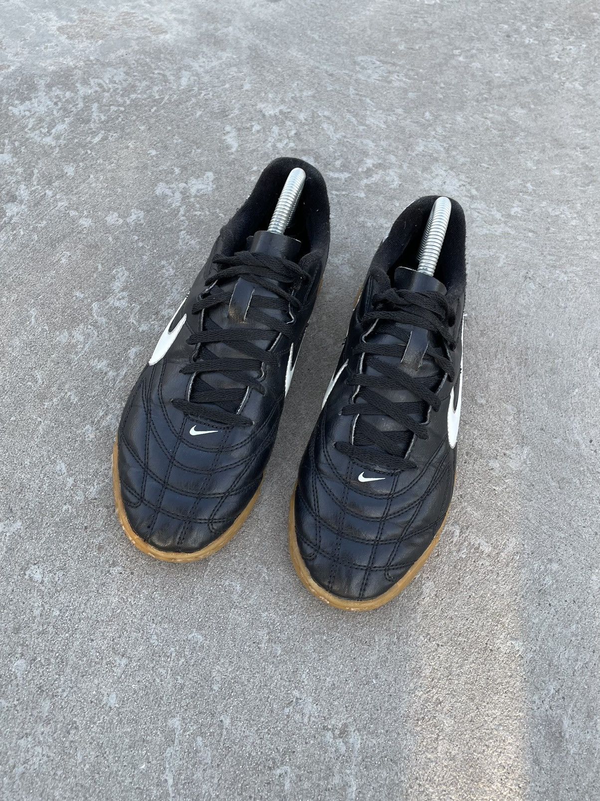 Nike × Vintage Nike Tiempo 2000s Vintage T90 Sneakers Y2k Boots Blokecore Size US 5.5 / EU 38 - 8 Thumbnail