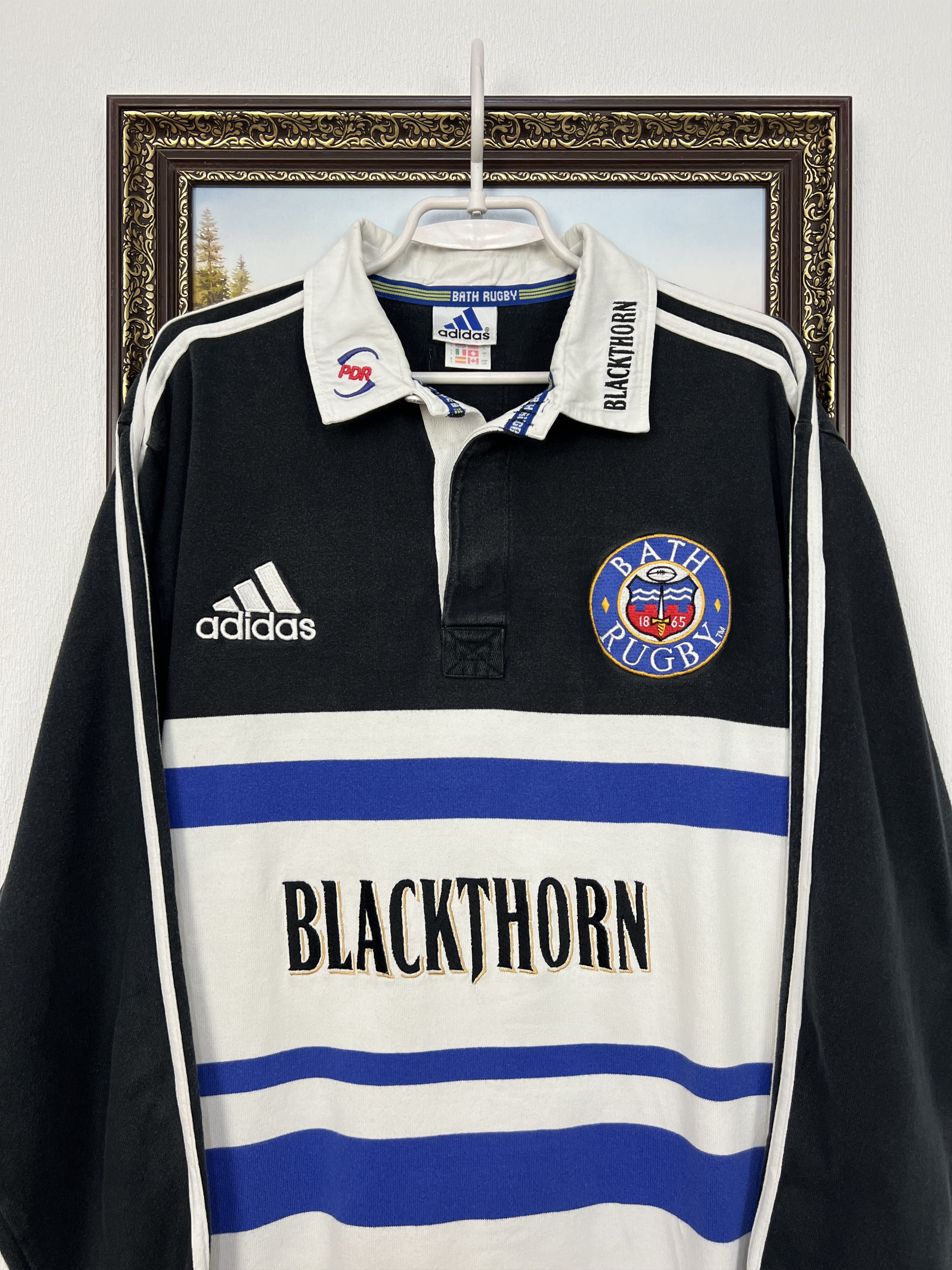 Adidas Bath Rugby Jersey 2001-03 Bath Rugby Pro Home Shirt