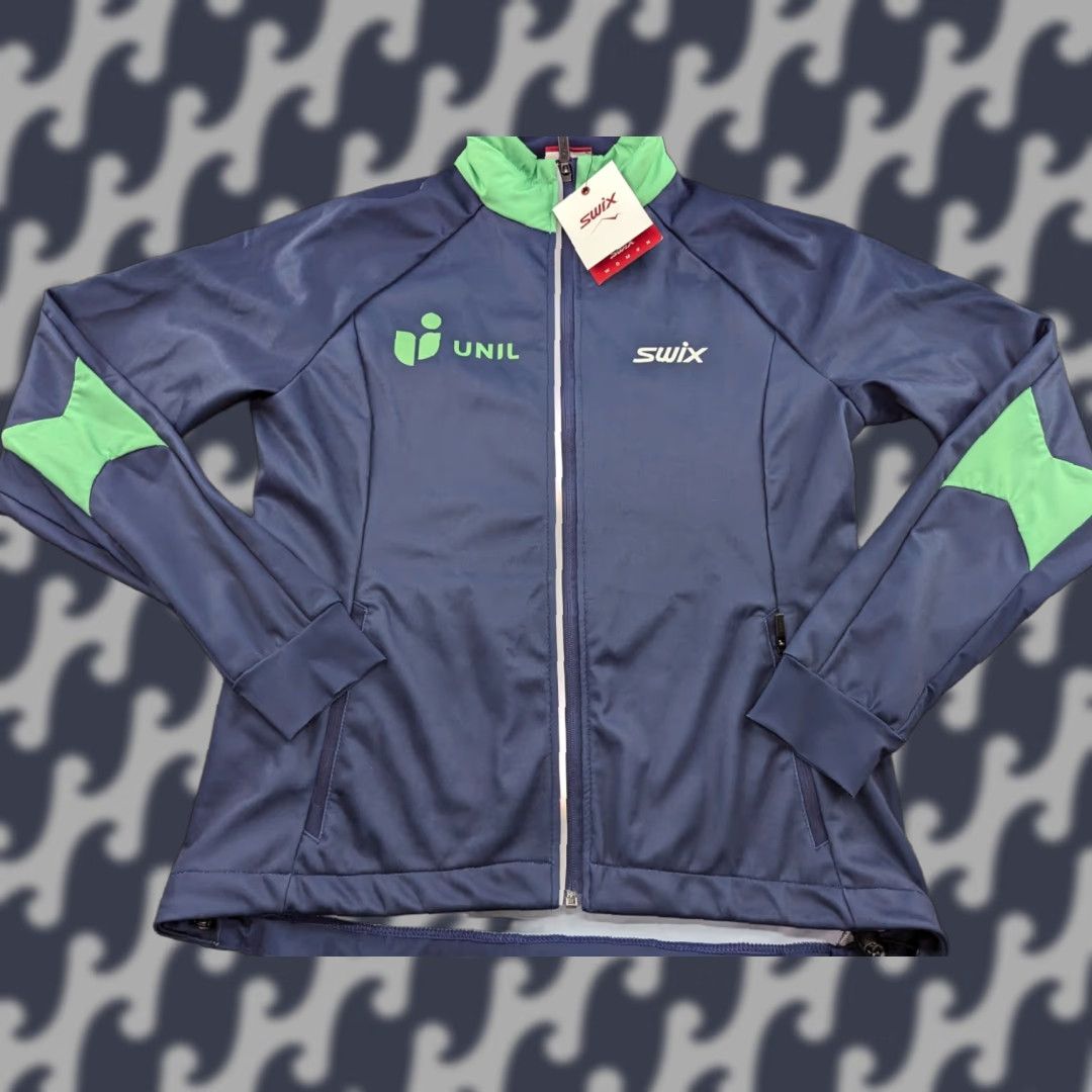 Vintage Swix Jacket Womens Medium Blue Full Zip Cross Country Ski Outdoor Size M / US 6-8 / IT 42-44 - 1 Thumbnail