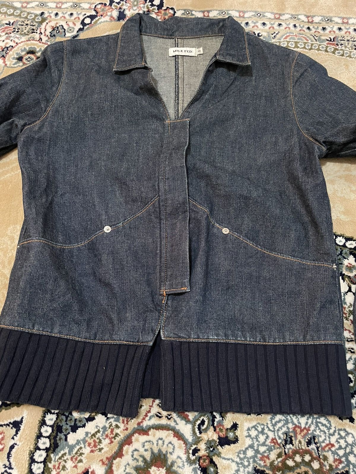 Designer × MILKFED 🔥Rare🔥 Milkfed Denim Jacket Made in Japan Hard To Find Size S / US 4 / IT 40 - 8 Thumbnail
