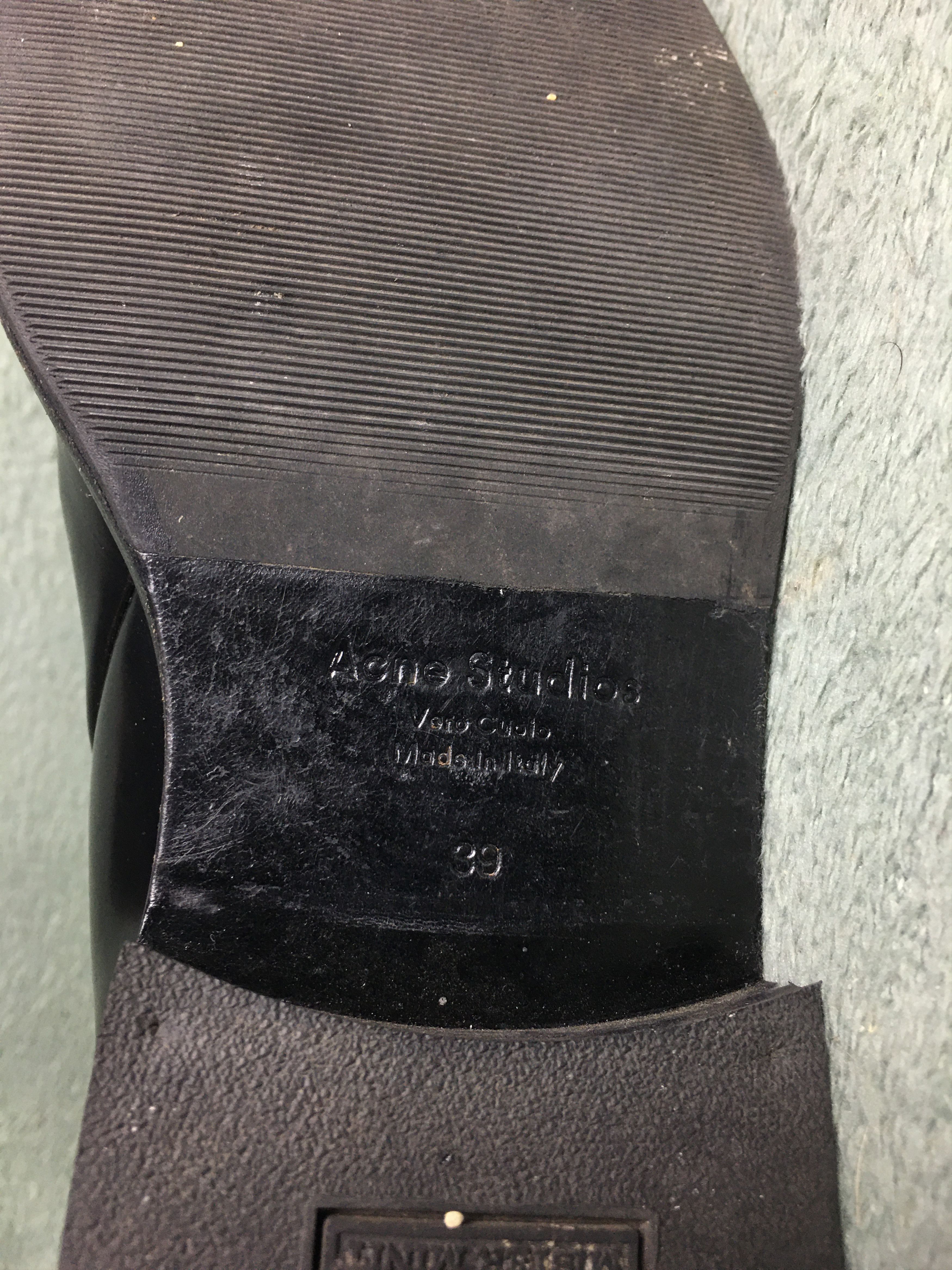 Acne Studios Acne Studios Dally Black Patent Leather Ankle Boots EU 39 Size US 9 / IT 39 - 10 Thumbnail