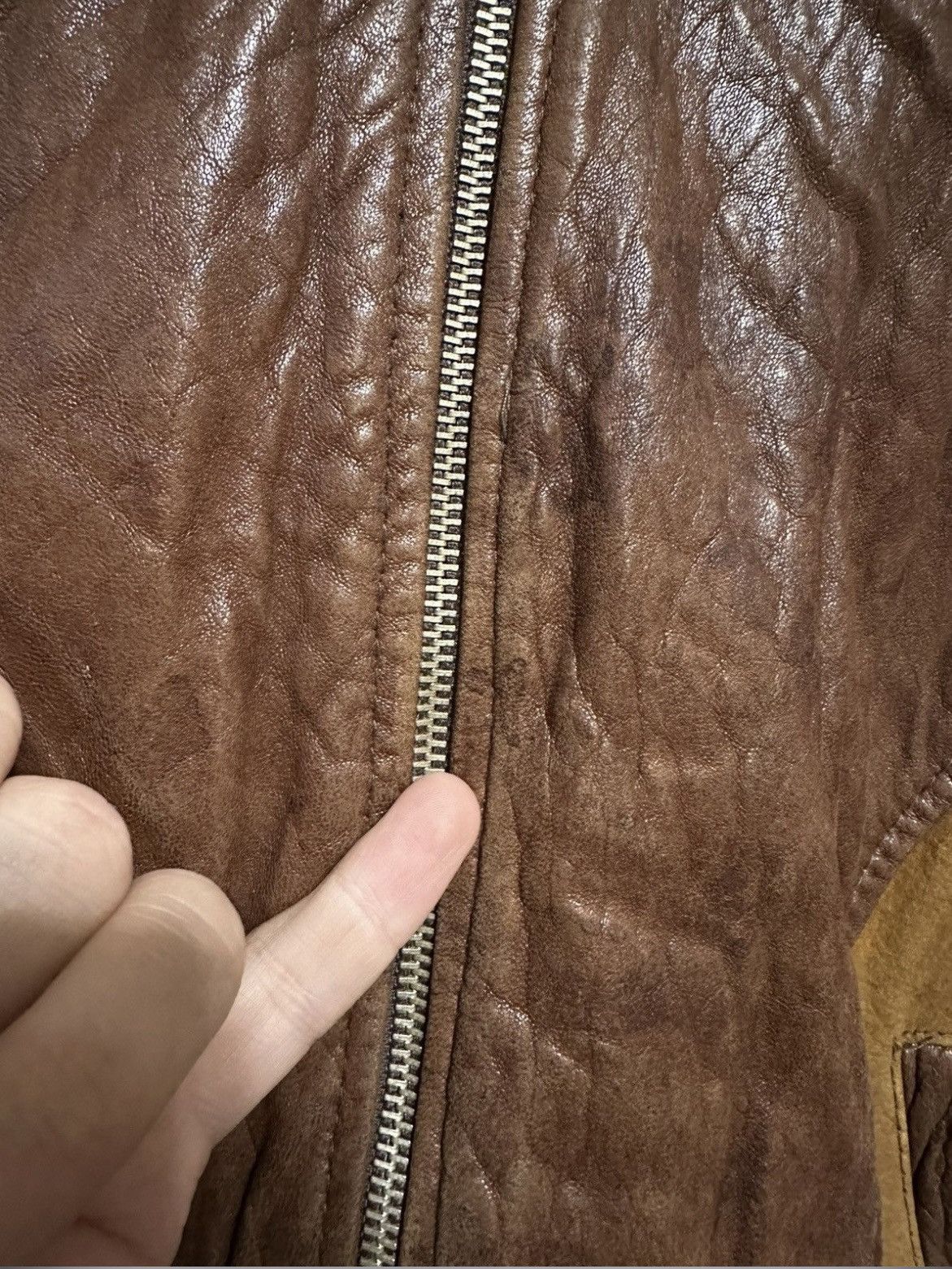 Vintage Vintage Eight Ball Leather Jacket 90’s Distressed PoolHall Size US M / EU 48-50 / 2 - 6 Thumbnail