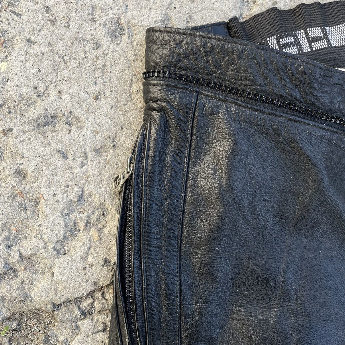 Leather × Vintage Vintage Leather Pants Moto Y2K Hard 90s USA Style Size US 36 / EU 52 - 9 Thumbnail