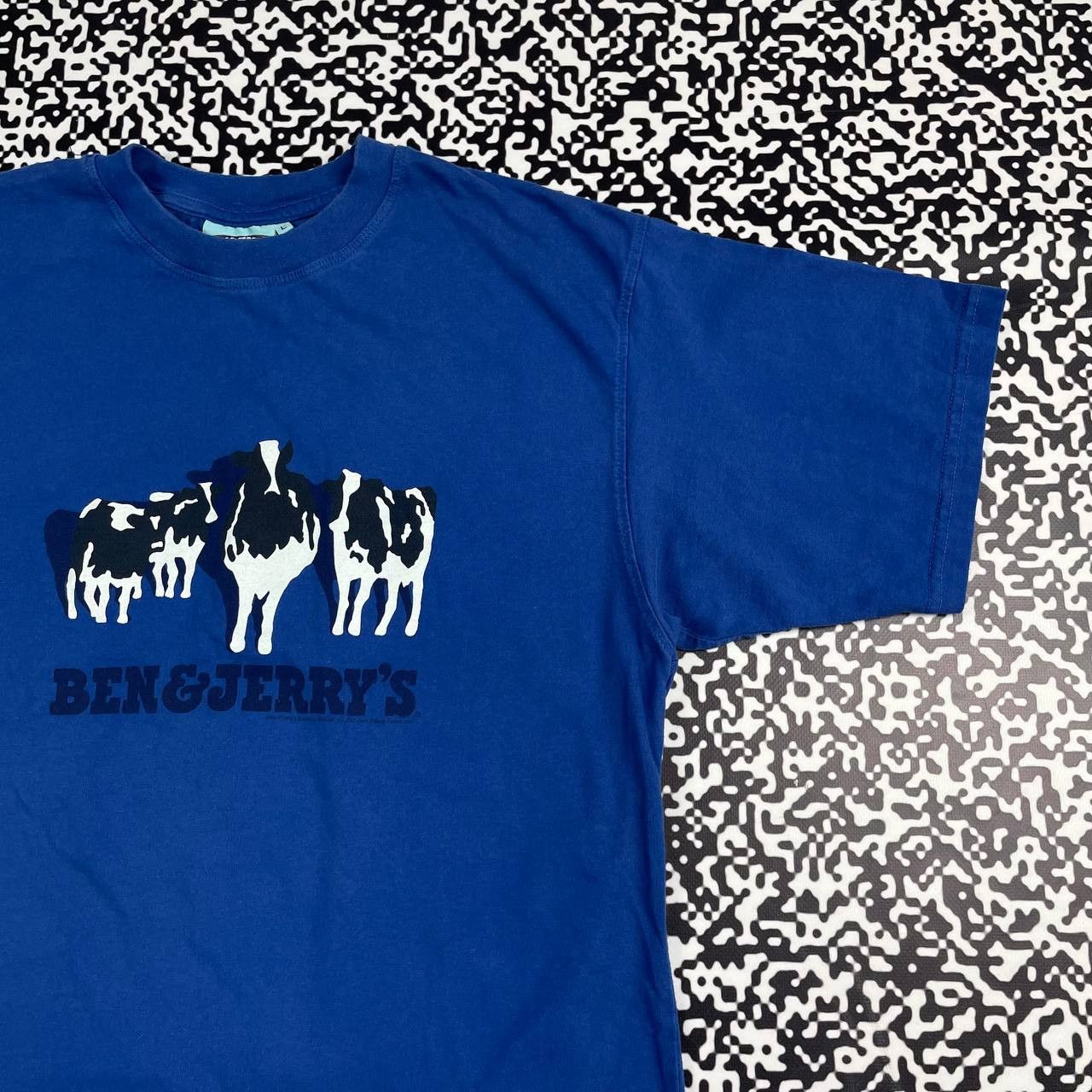 Vintage Vintage Y2K Ben And Jerrys T-shirt Band Art Style Size US L / EU 52-54 / 3 - 5 Thumbnail