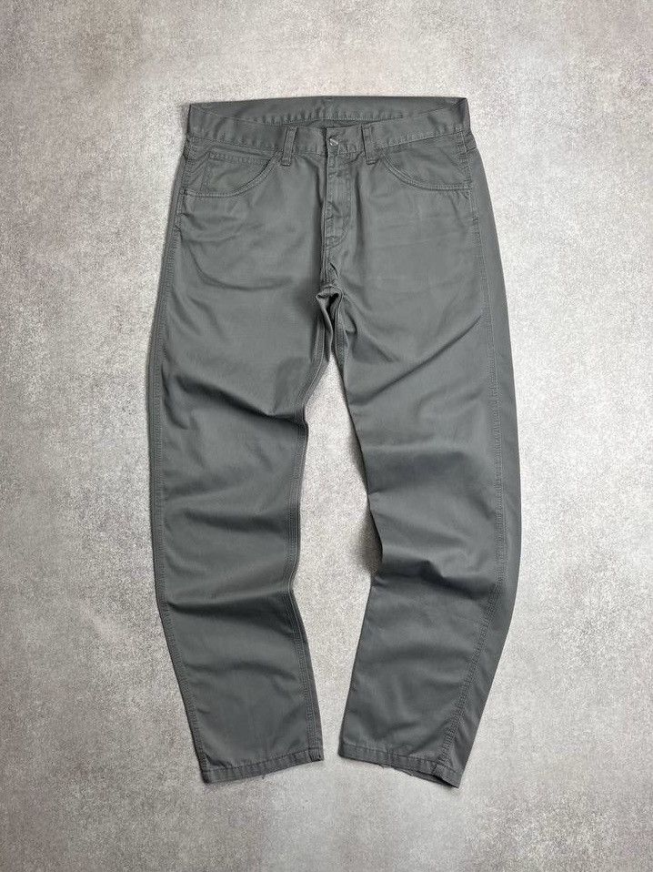 Carhartt VINTAGE CARHARTT BAGGY SKILL FLARED CHINO PANTS Y2K 3 Size US 34 / EU 50 - 3 Thumbnail