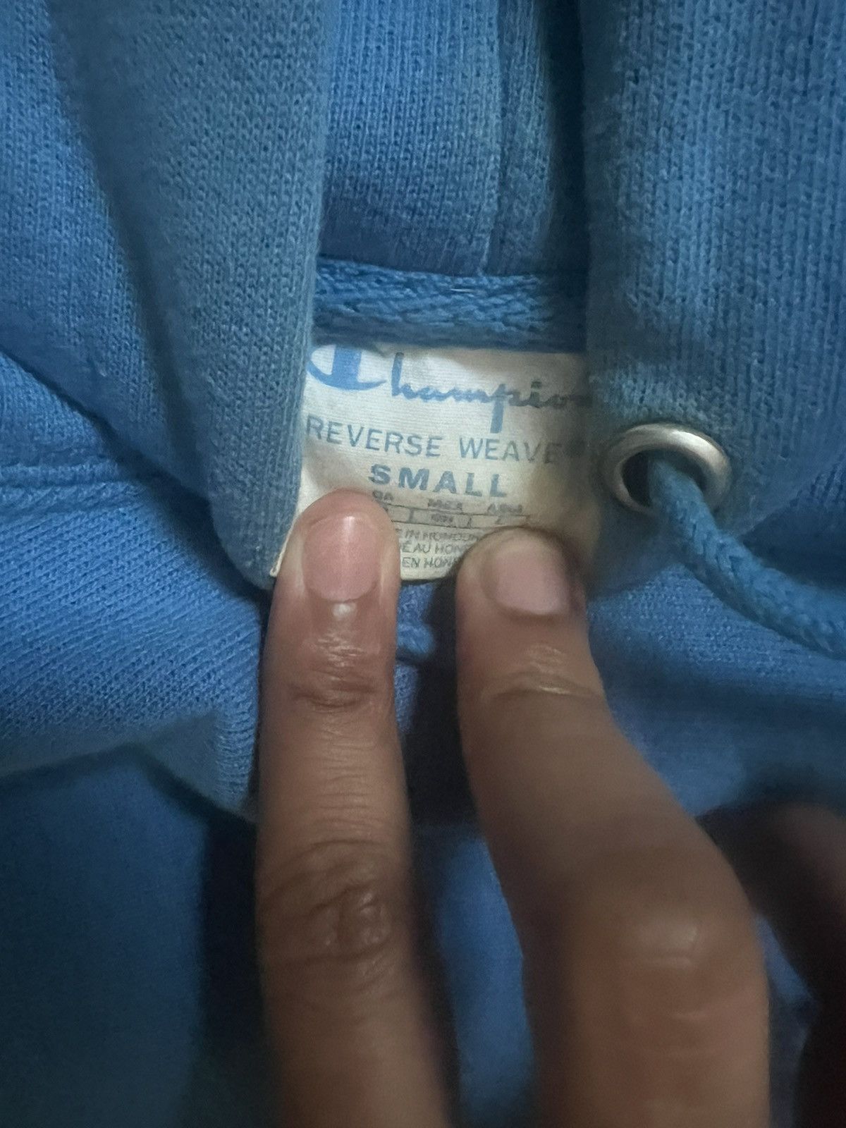 Champion Blue champion hoodie Size US S / EU 44-46 / 1 - 2 Thumbnail