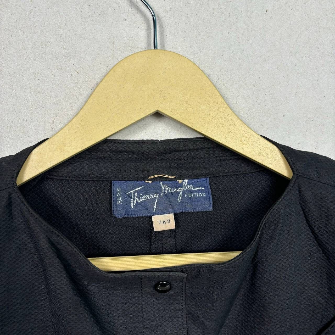 Thierry Mugler VTG Thierry Mugler Edition Black Cotton Structured Jacket Size S / US 4 / IT 40 - 9 Thumbnail