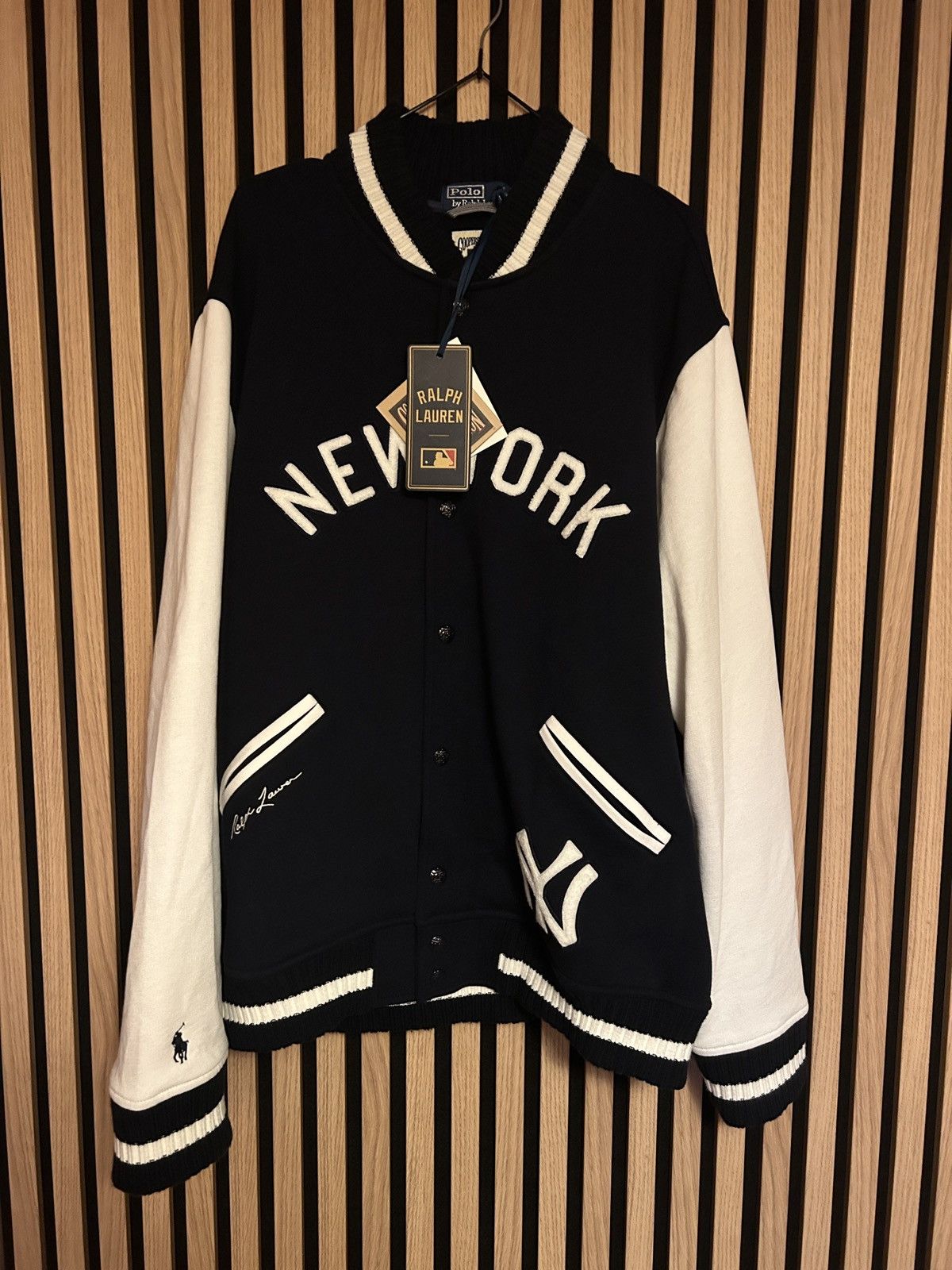Ralph Lauren Polo Ralph Lauren New York Yankees Baseball Varsity Jacket Size US XL / EU 56 / 4 - 1 Thumbnail