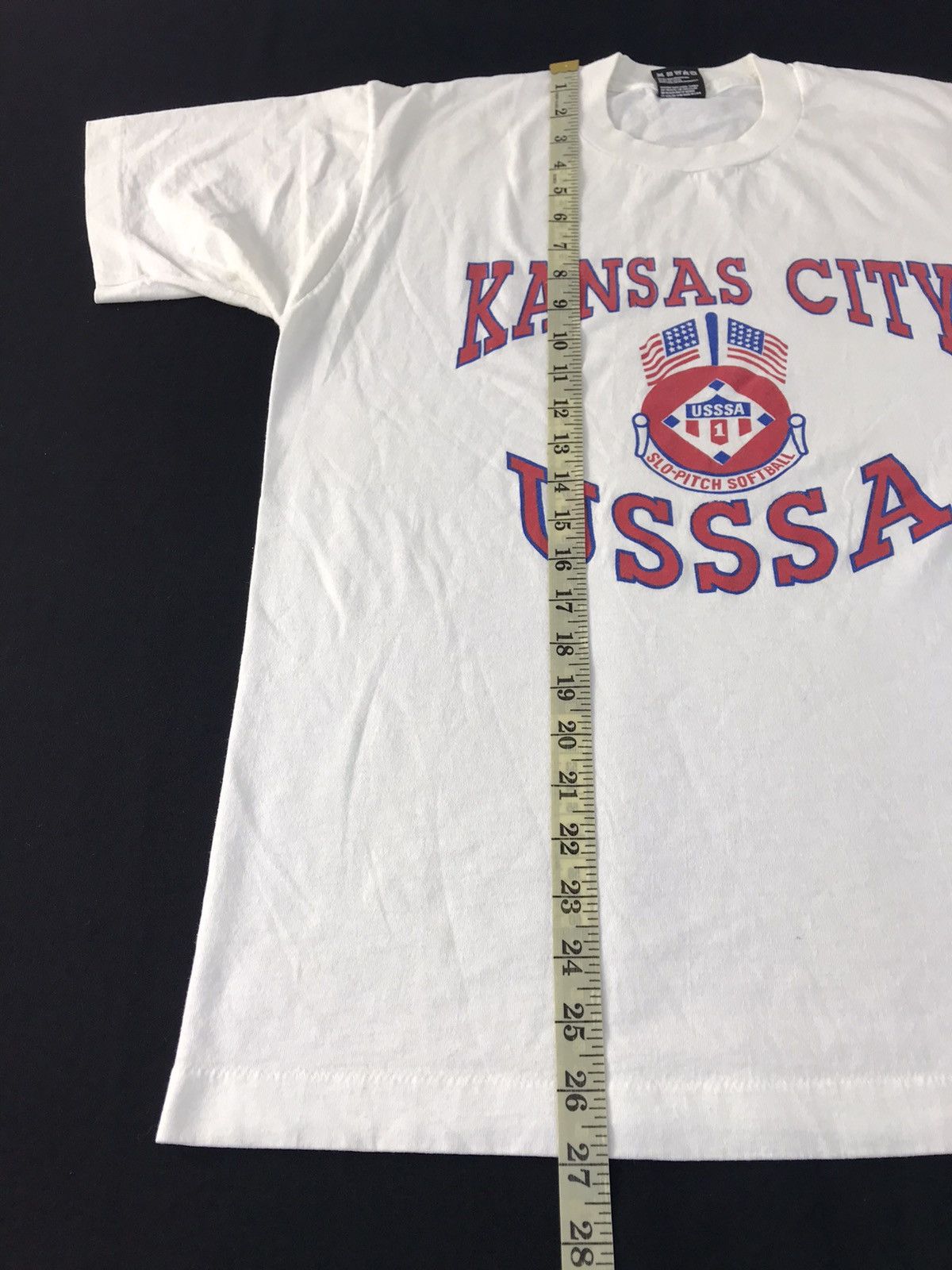 Vintage 90s Kansas City Usssa Slo Pitch Softball FOTL Tag 50/50 Size US M / EU 48-50 / 2 - 9 Thumbnail