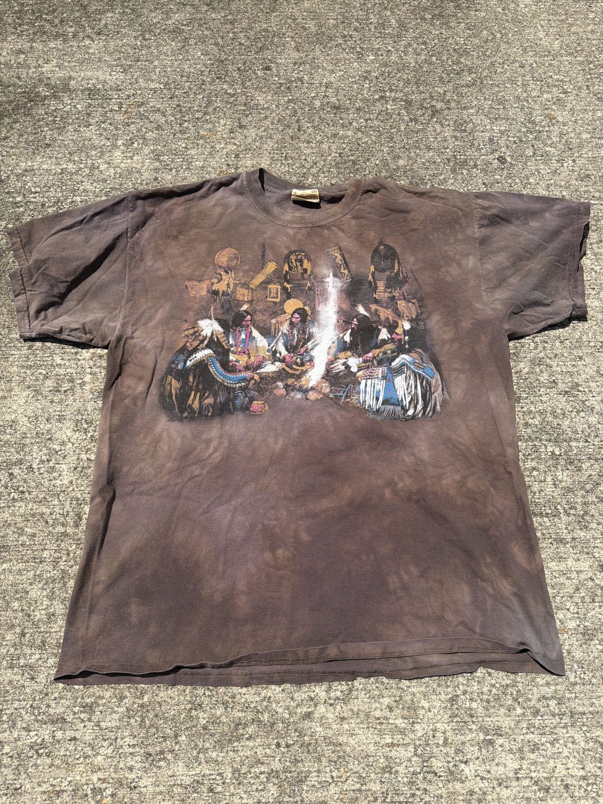Vintage Native American Tye Dye Size US XXL / EU 58 / 5 - 1 Thumbnail