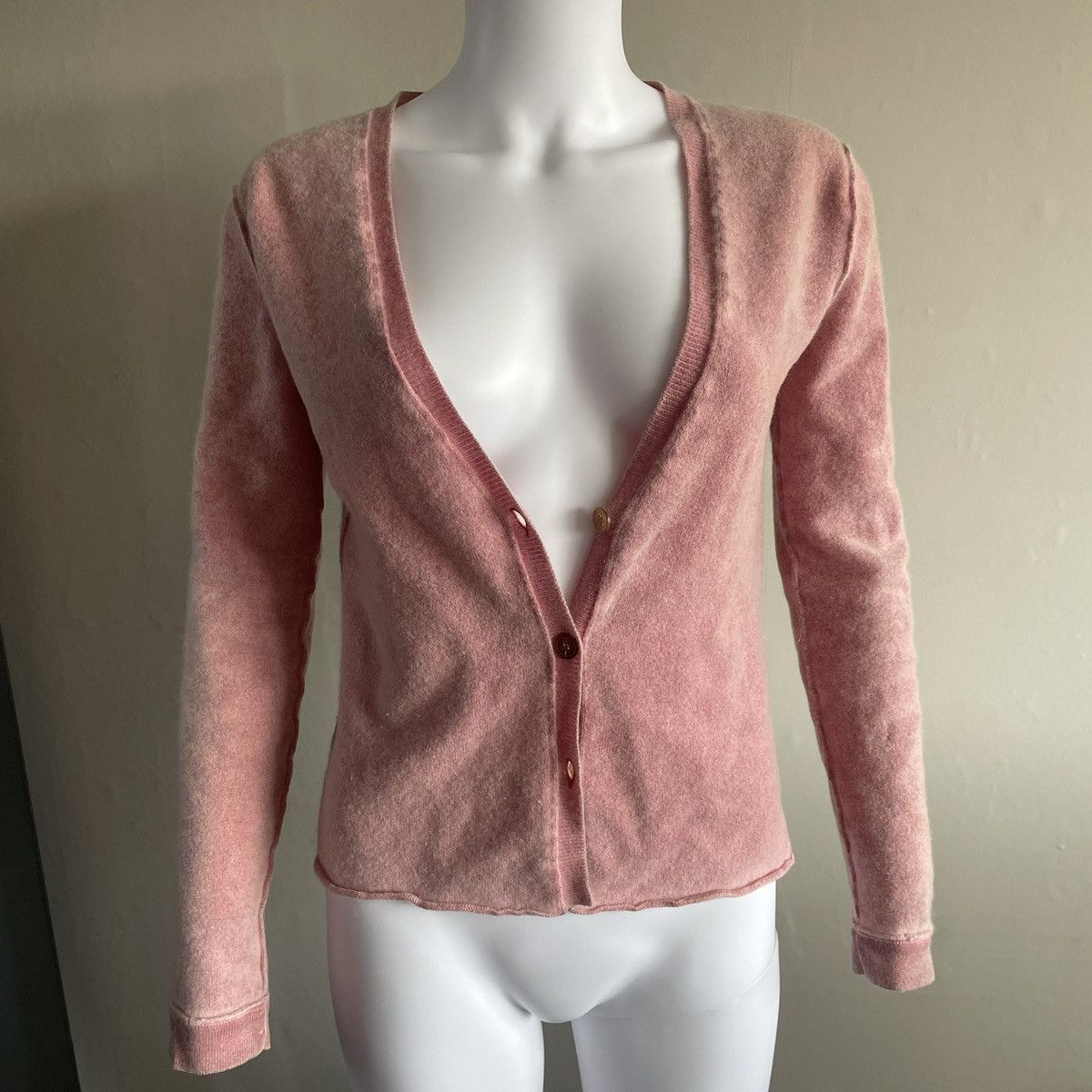 Jil Sander Jil Sander Cashmere Pink Cardigan Size XS / US 0-2 / IT 36-38 - 7 Thumbnail