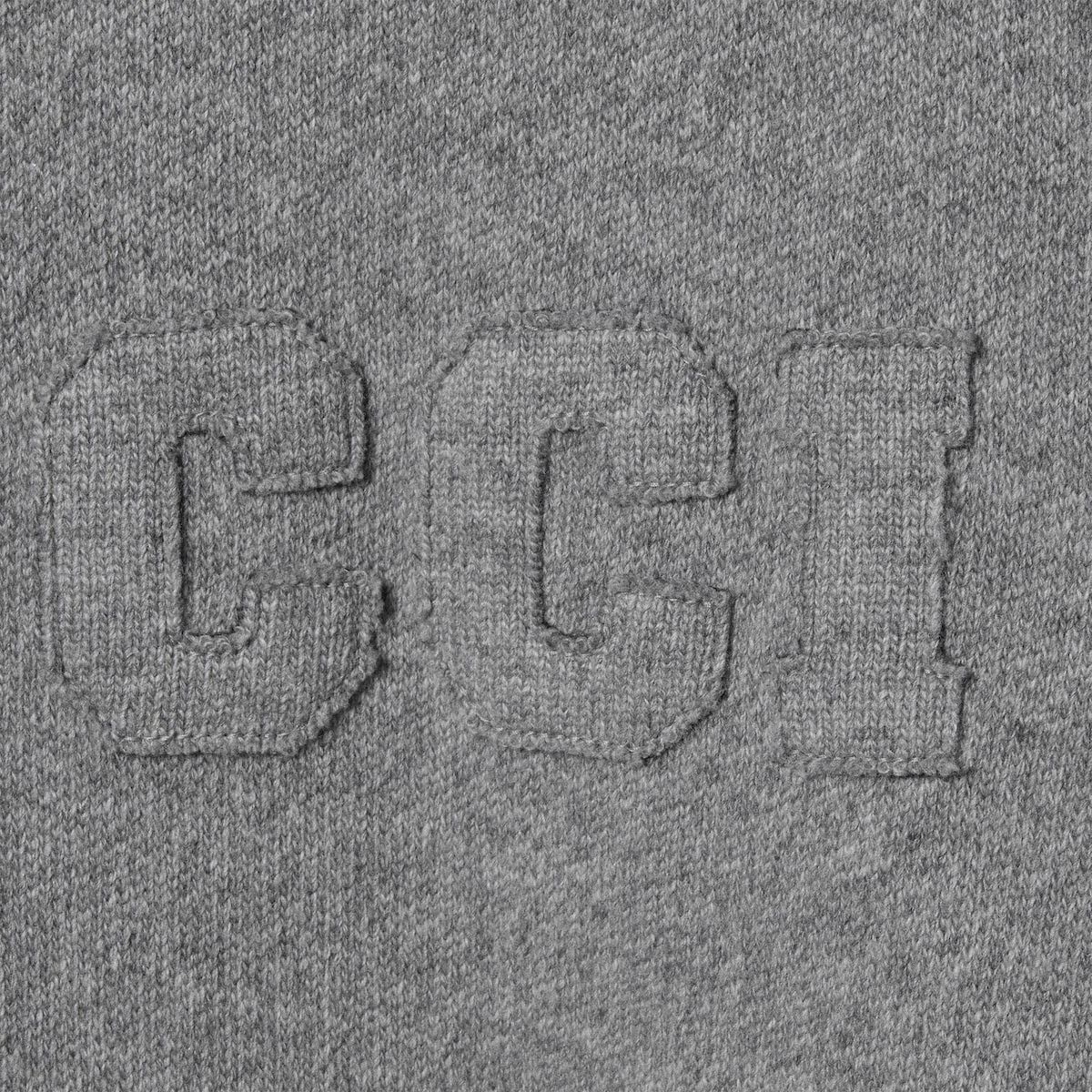 Gucci o1s1wg110925 Embroidered Wool Knit Sweater in Grey Size US S / EU 44-46 / 1 - 7 Thumbnail