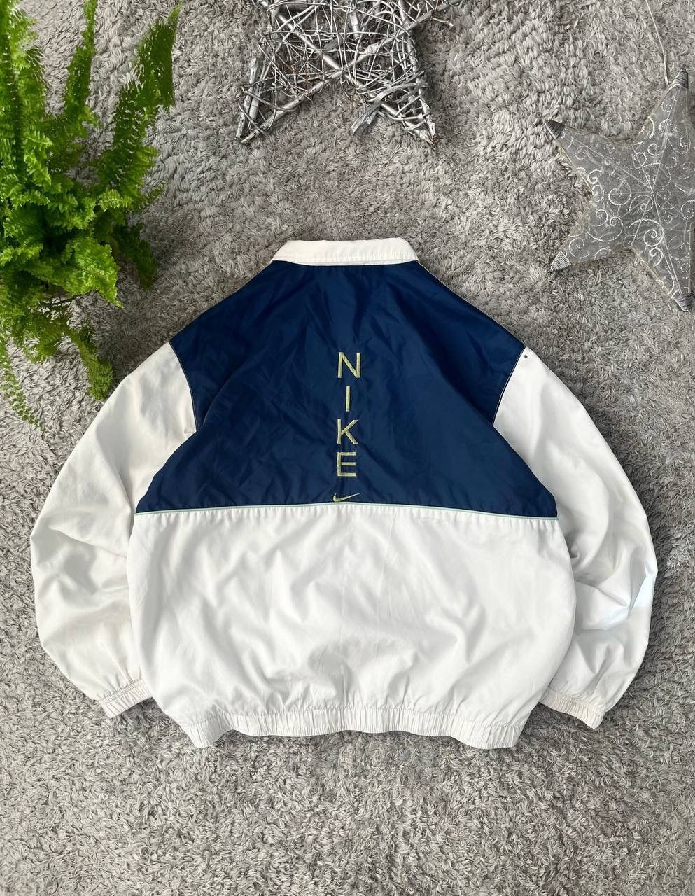 Nike × Vintage 00s Nike Light Jacket Streetwear Vintage Big Logo Swoosh Size US S / EU 44-46 / 1 - 2 Thumbnail