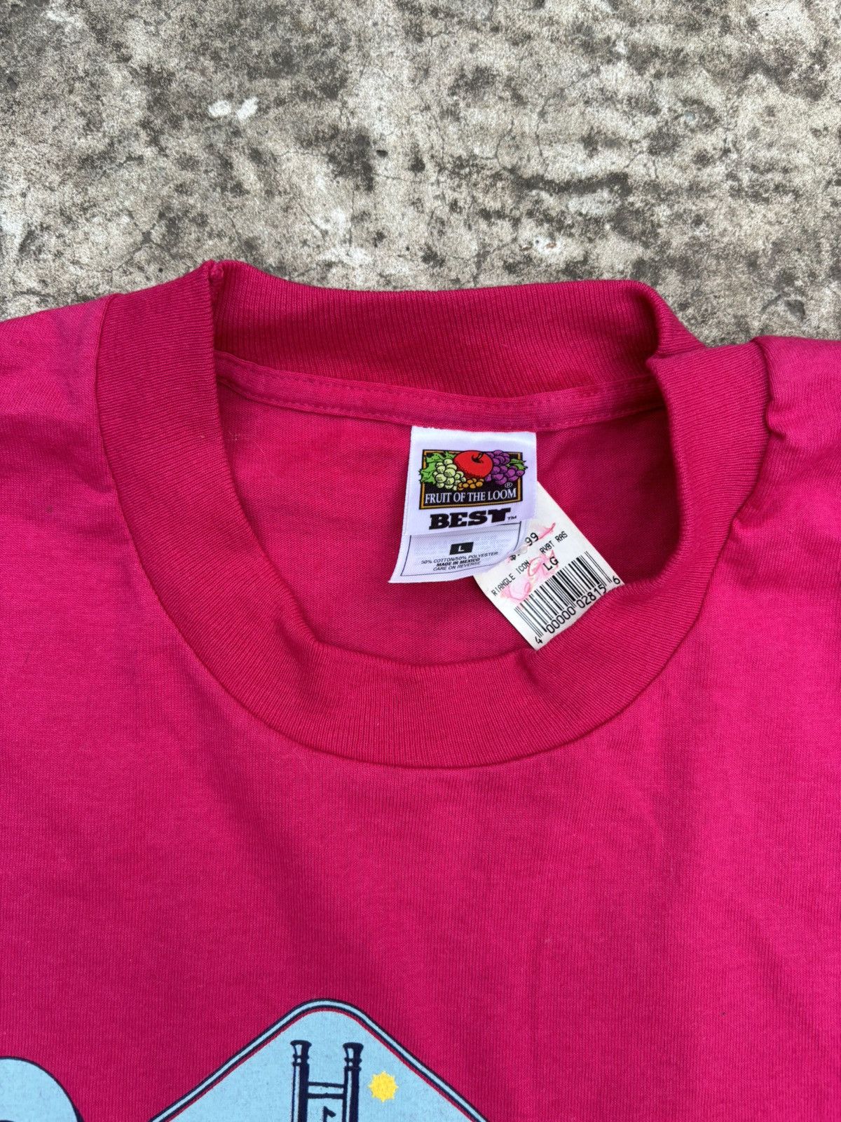 Vintage Deadstock Vintage Memphis Tennessee Pink Tee Size US L / EU 52-54 / 3 - 9 Thumbnail