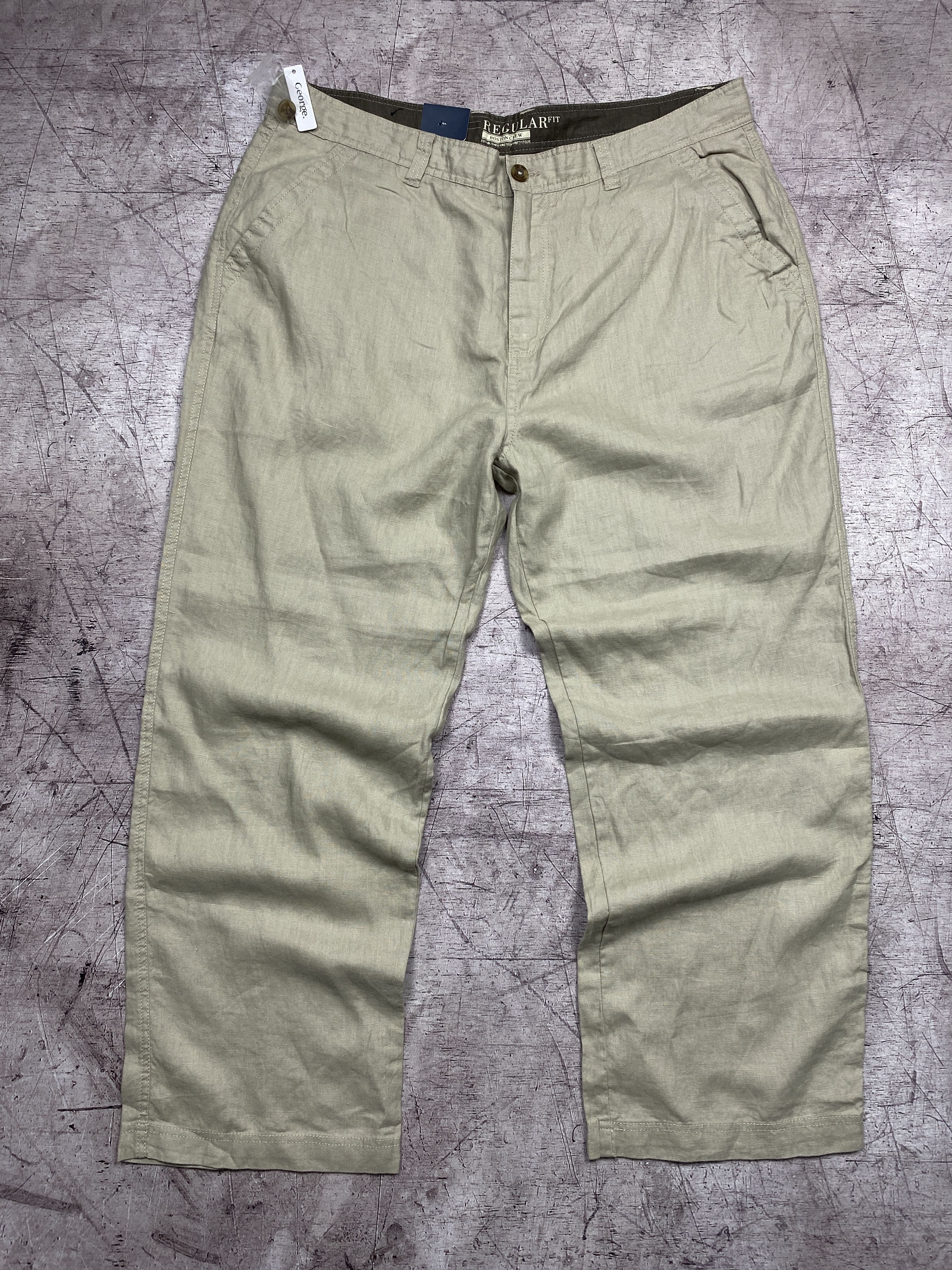 20471120 × Vintage NEW Mens BIG BOY Linen Pants Trousers Size US 42 / EU 58 - 1 Thumbnail